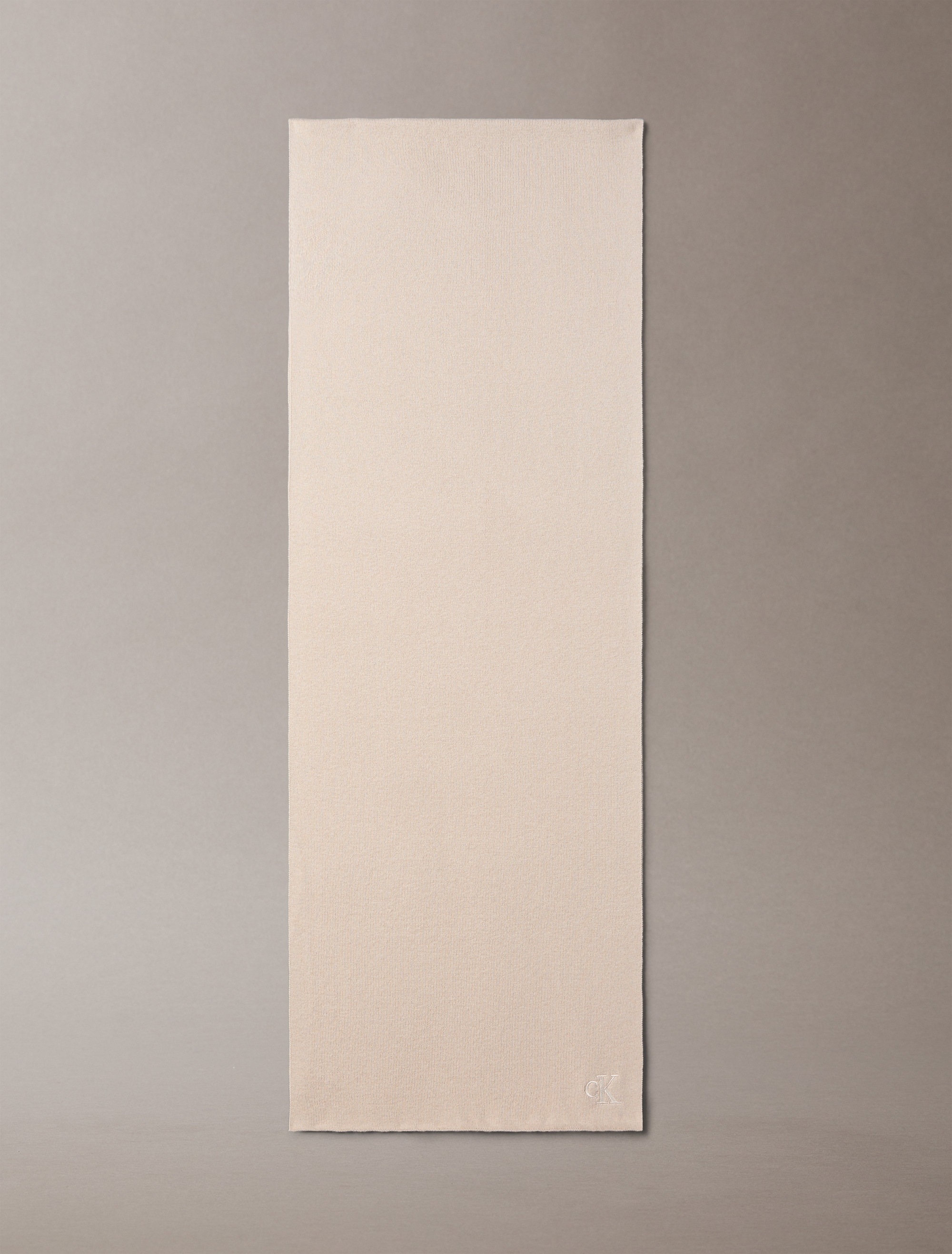 Calvin Klein Foulard de mode »CK FINE RIB SCARF« mit klassischem unifarbenen Design