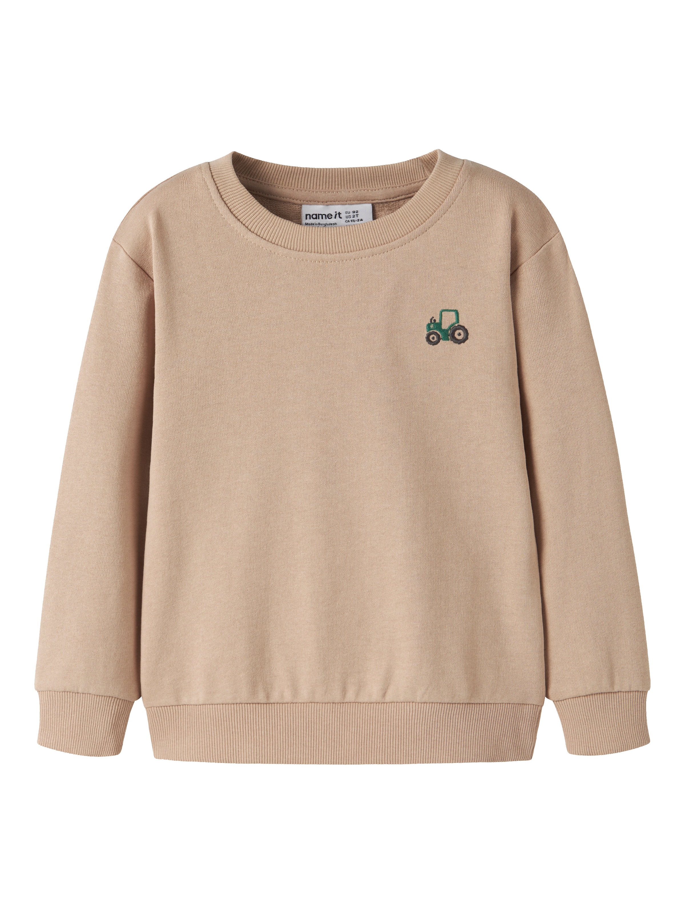 Name It »NMMVALLEN LS NREG SWEAT UNB«, mélange coton, coupe régulière
