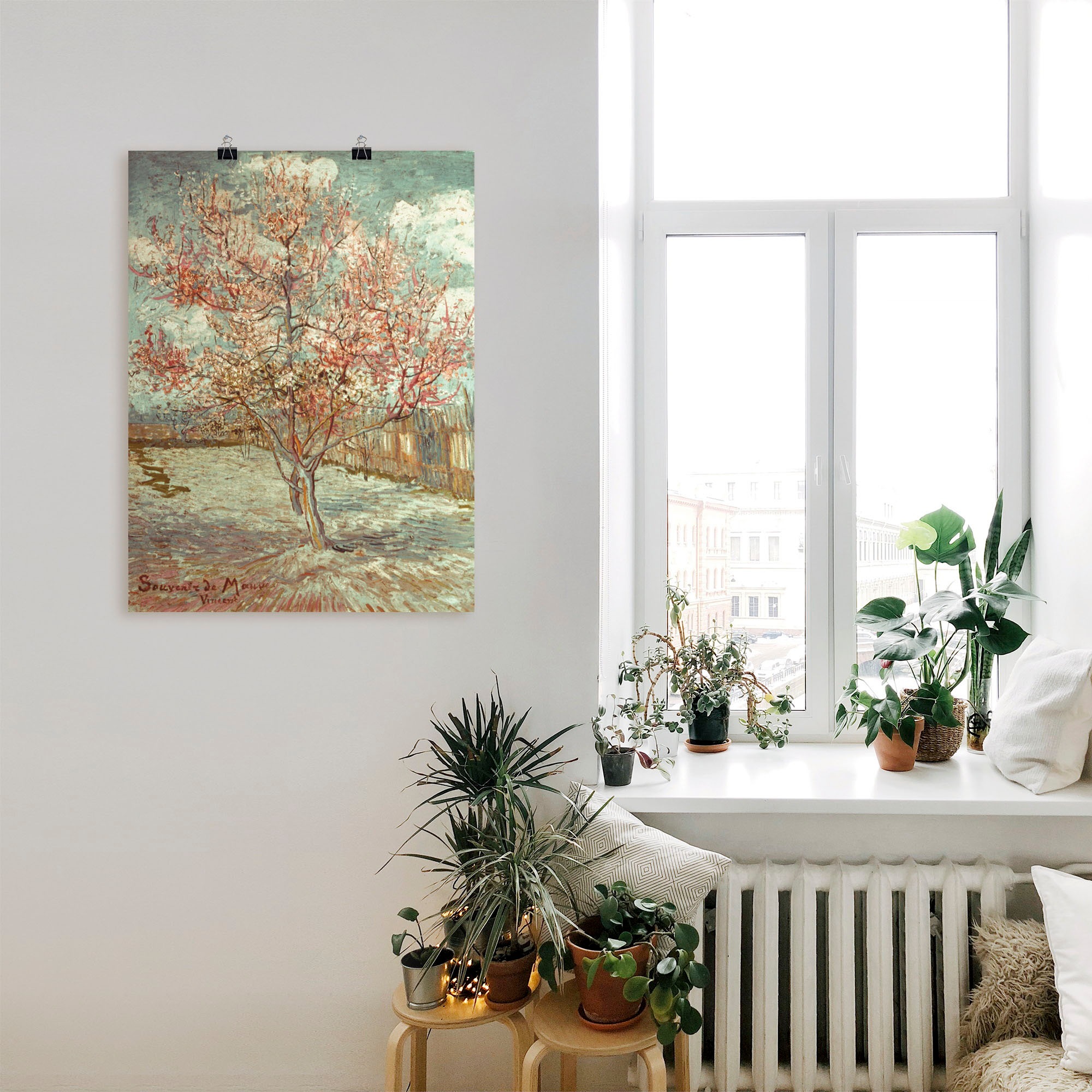 Artland Poster »Blühender Pfirsichbaum, 1888« 1 cuis tlg. als Poster in verschied. Grössen