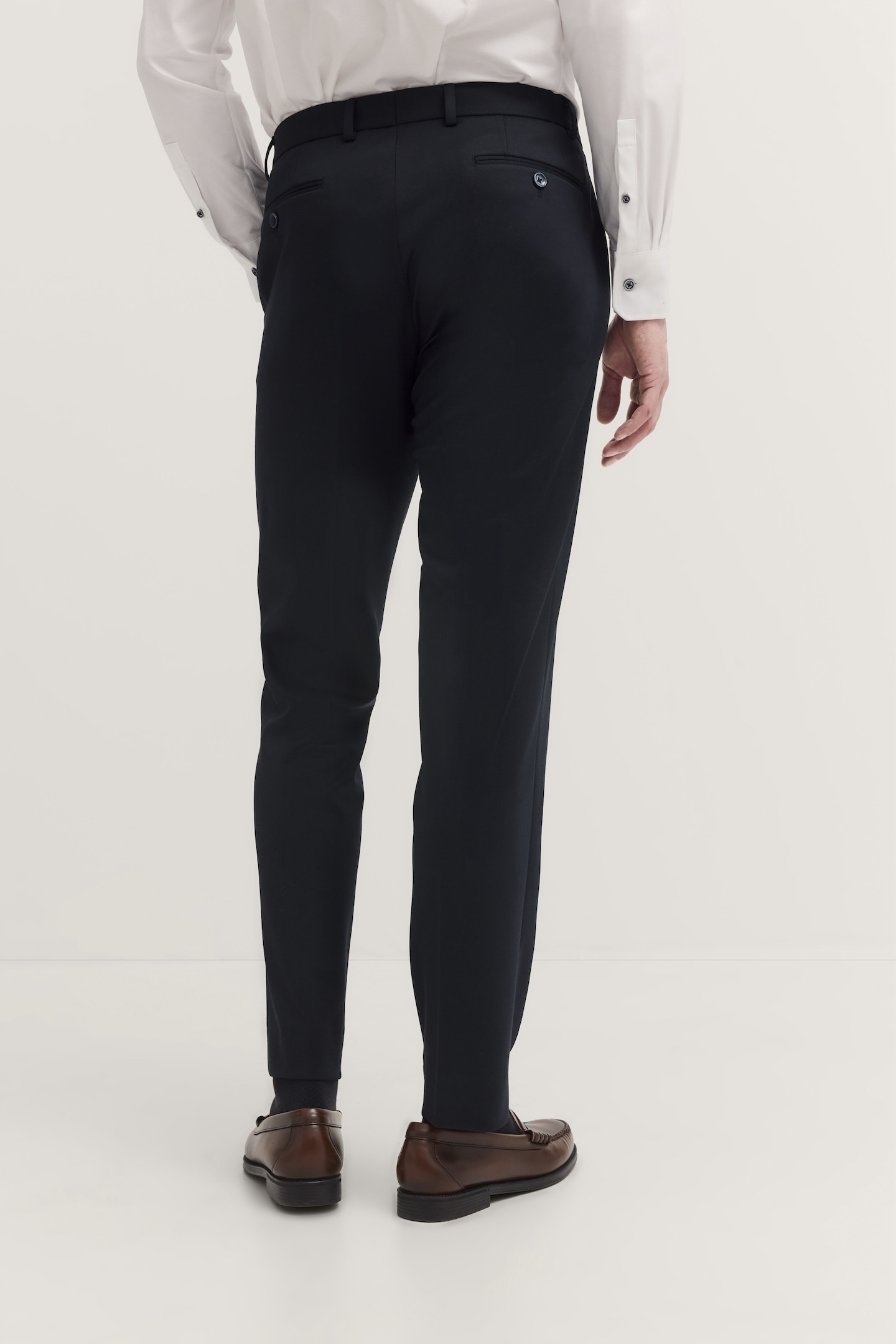 bugatti Pantalon de costume  avec stretch et pli repassé