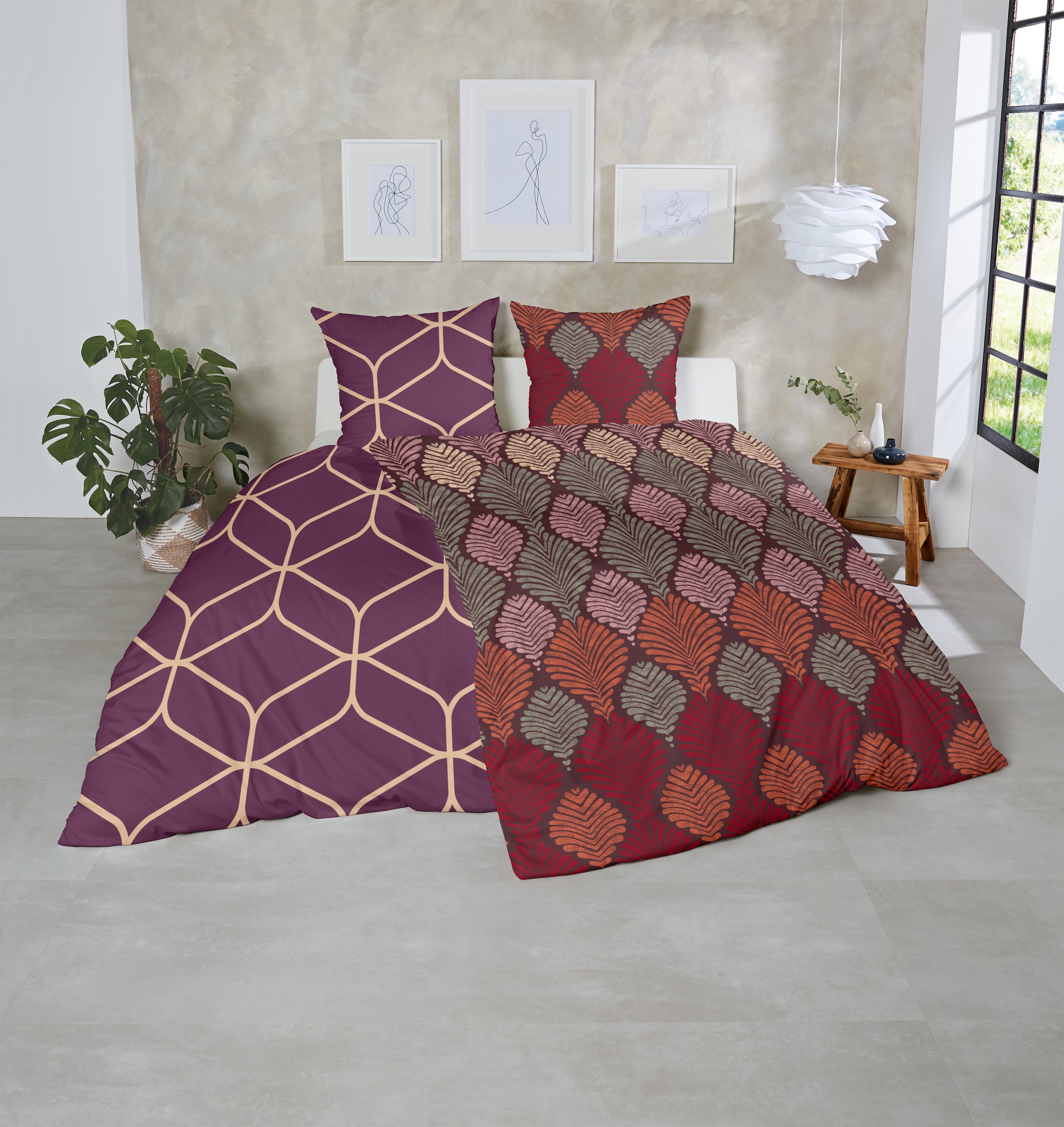 Primera Linge de lit »Edelflanell-Bettwäsche Marakesh« 2 cuis avec flair oriental