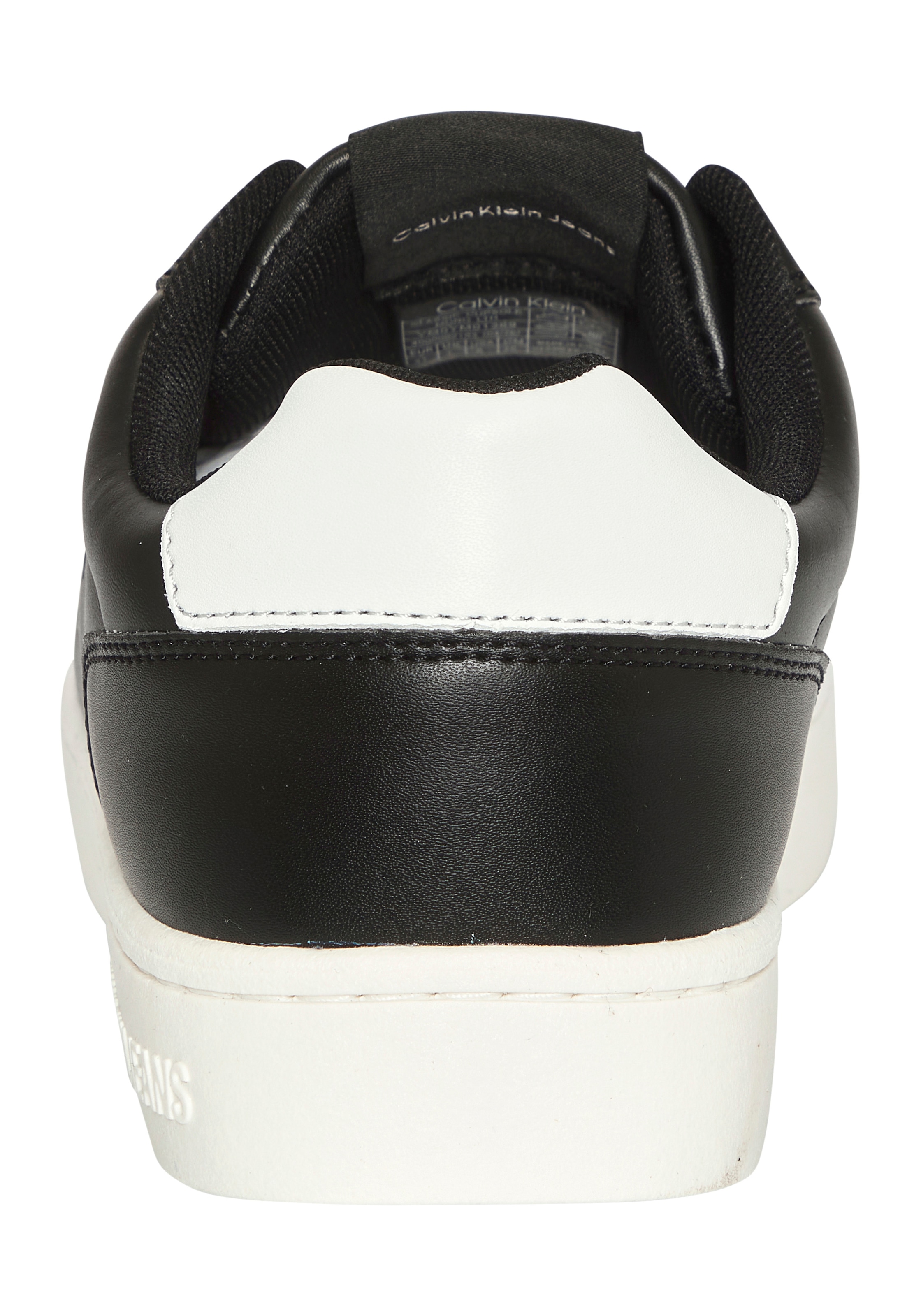 Calvin Klein Jeans Sneakers »CLASSIC CUPSOLE MONO LTH«  baskets de loisirs, chaussures basses, à lacets au style classique