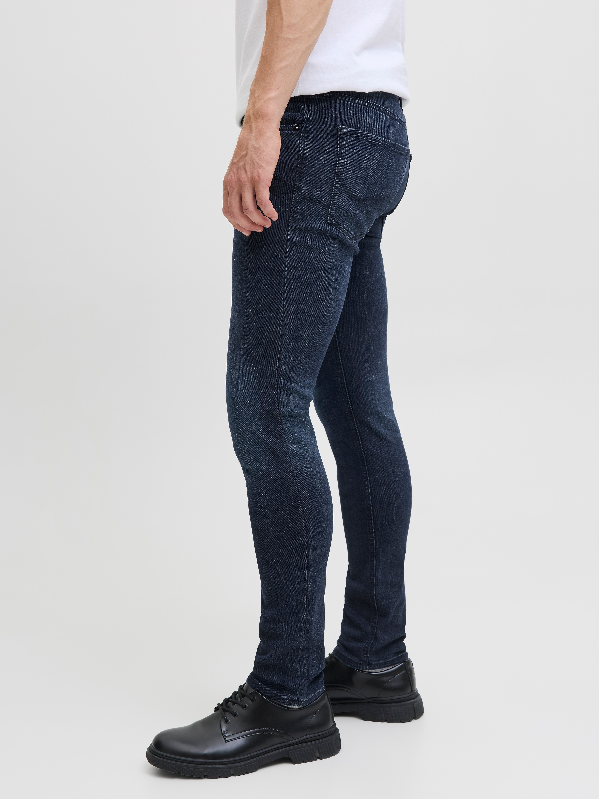 Jack & Jones Skinny-fit-Jeans »JJILIAM  Skinny Jeans mit Used-Waschung für schlanke Silhouette« Abriebeffekte, modisch, skinny fit, Baumwollmischung,