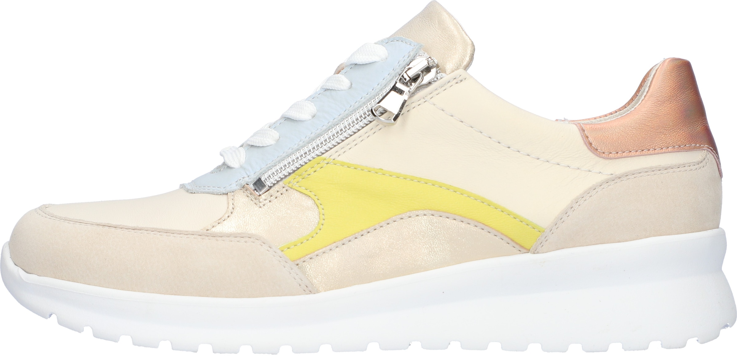 Waldläufer Sneaker »K-SUNNY«  Bequemschuh, Halbschuh mit seitlichem Reissverschluss, K-Weite