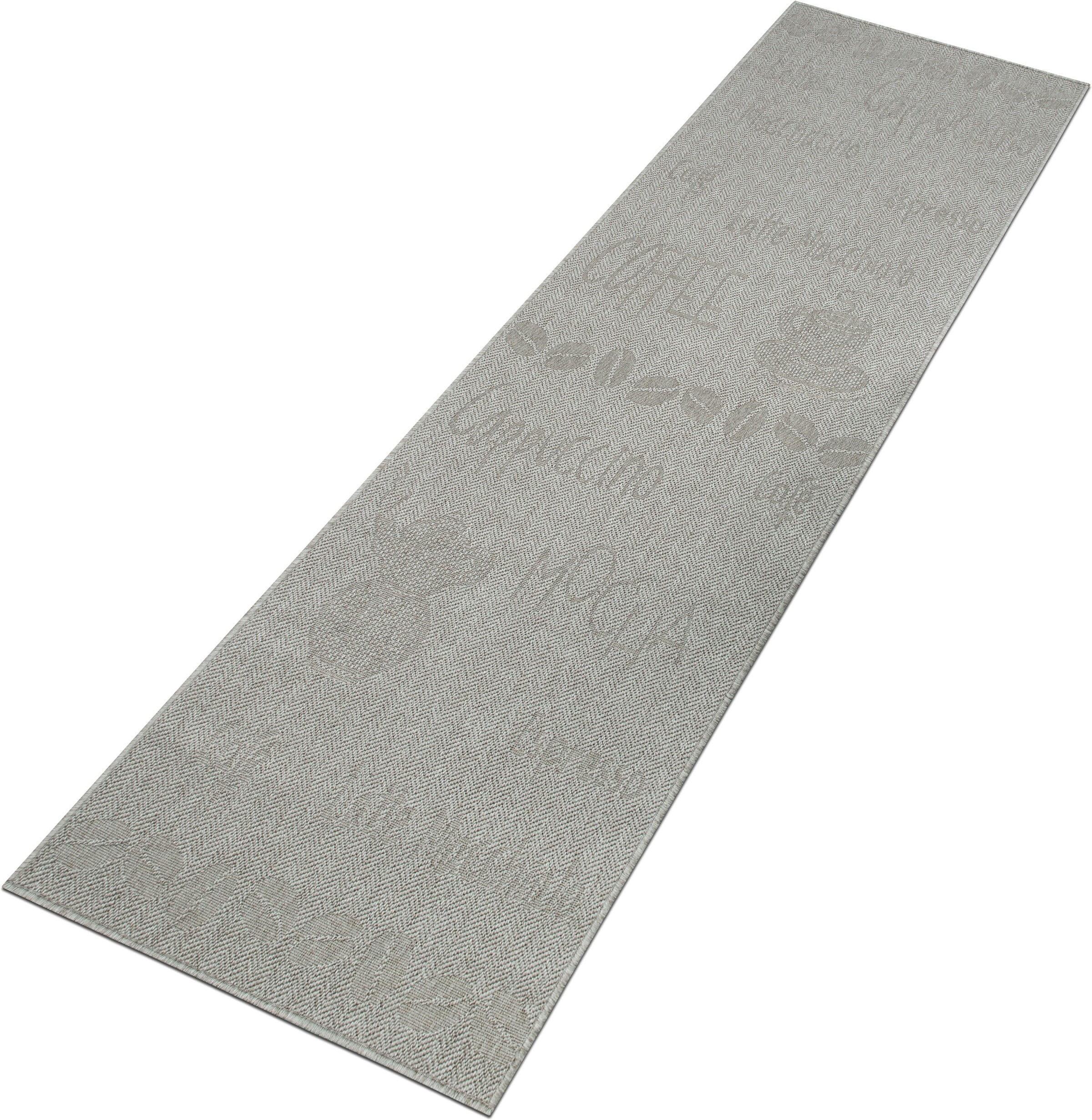 GOODproduct Chemin de table »Coffee, Kaffee-Motive, In- und Outdoor geeignet« Rectangulaire 5 mm Höhe résistant aux intempéries, résistant aux UV, coureur de cuisine, camping, balcon