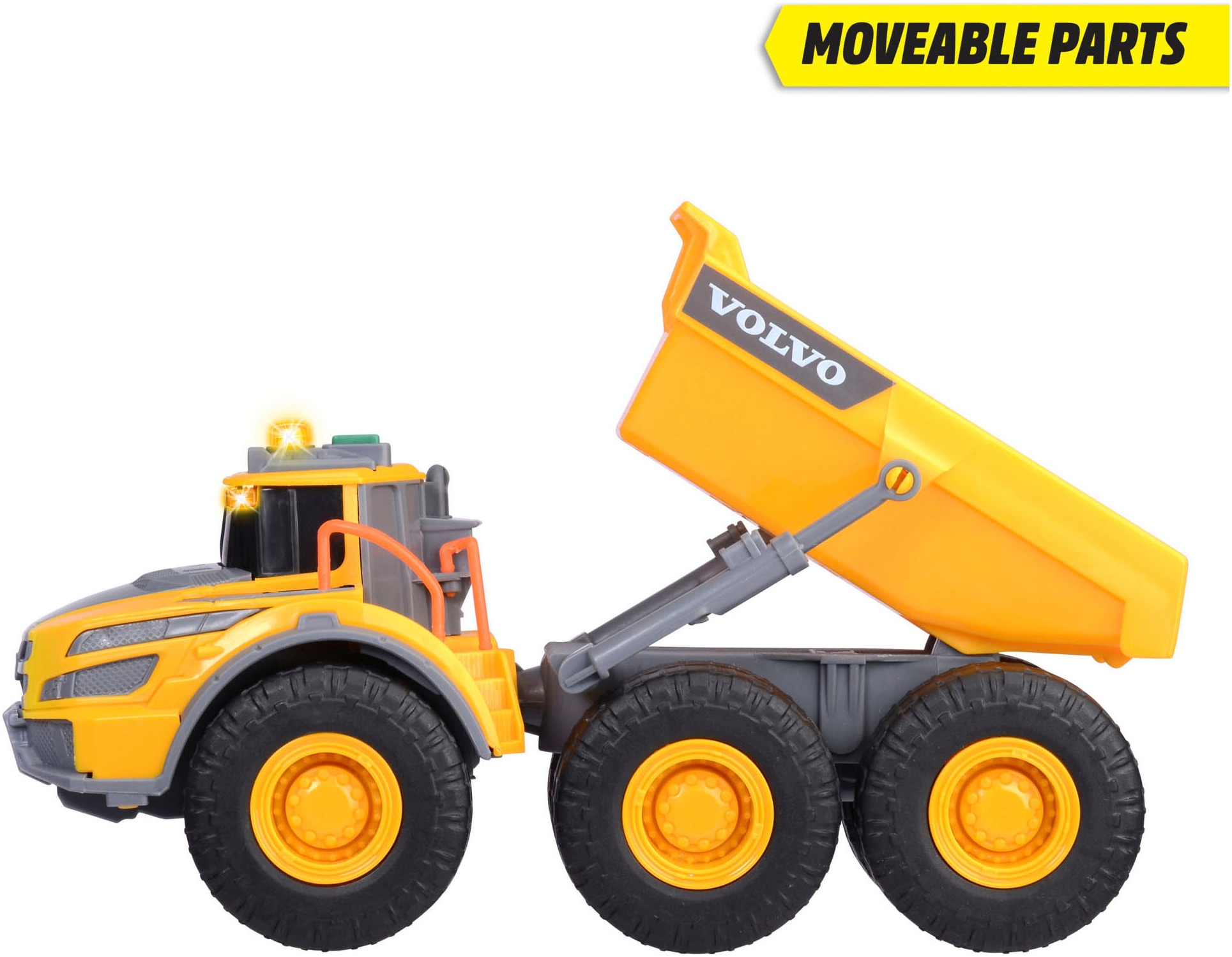 Dickie Toys Spielzeug-Kipper »Volvo Articulated Hauler« mit Licht und Sound