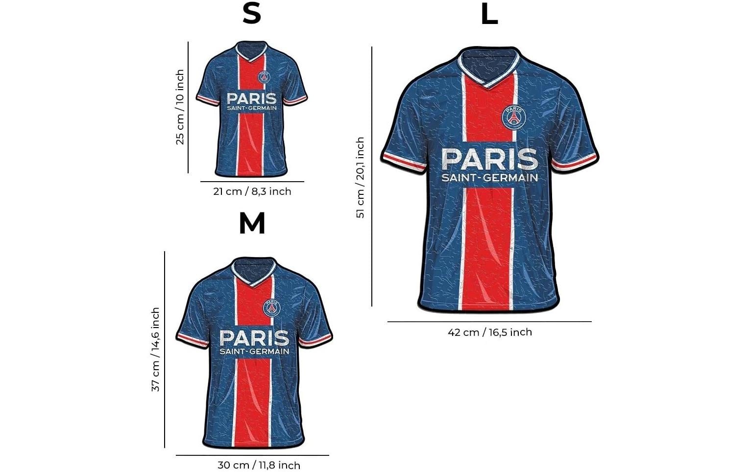   Puzzle »Iconic PSG FC – Trikot« Holzart: Birke (Herkunftsland: China)