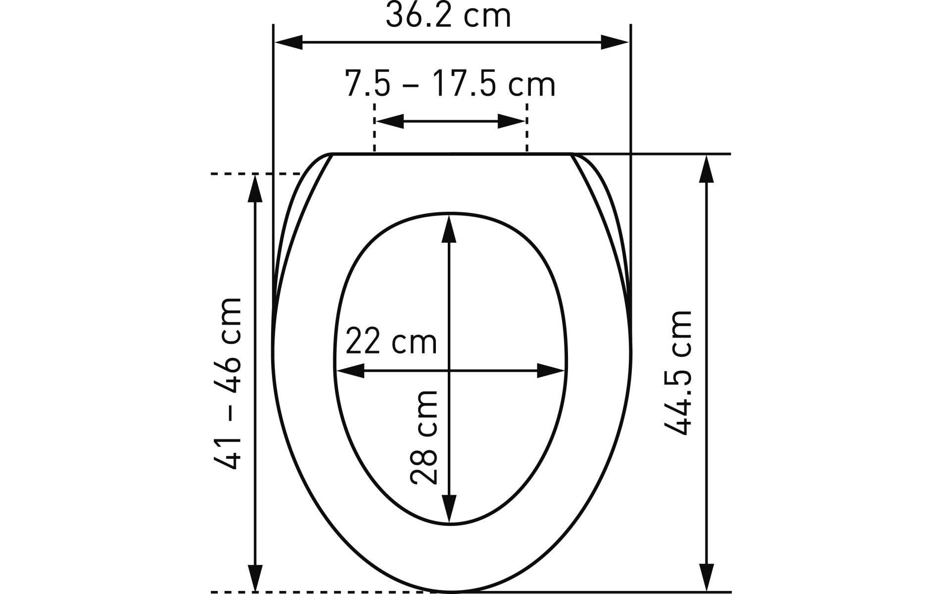 diaqua® WC-Sitz »Laval Sparkling«