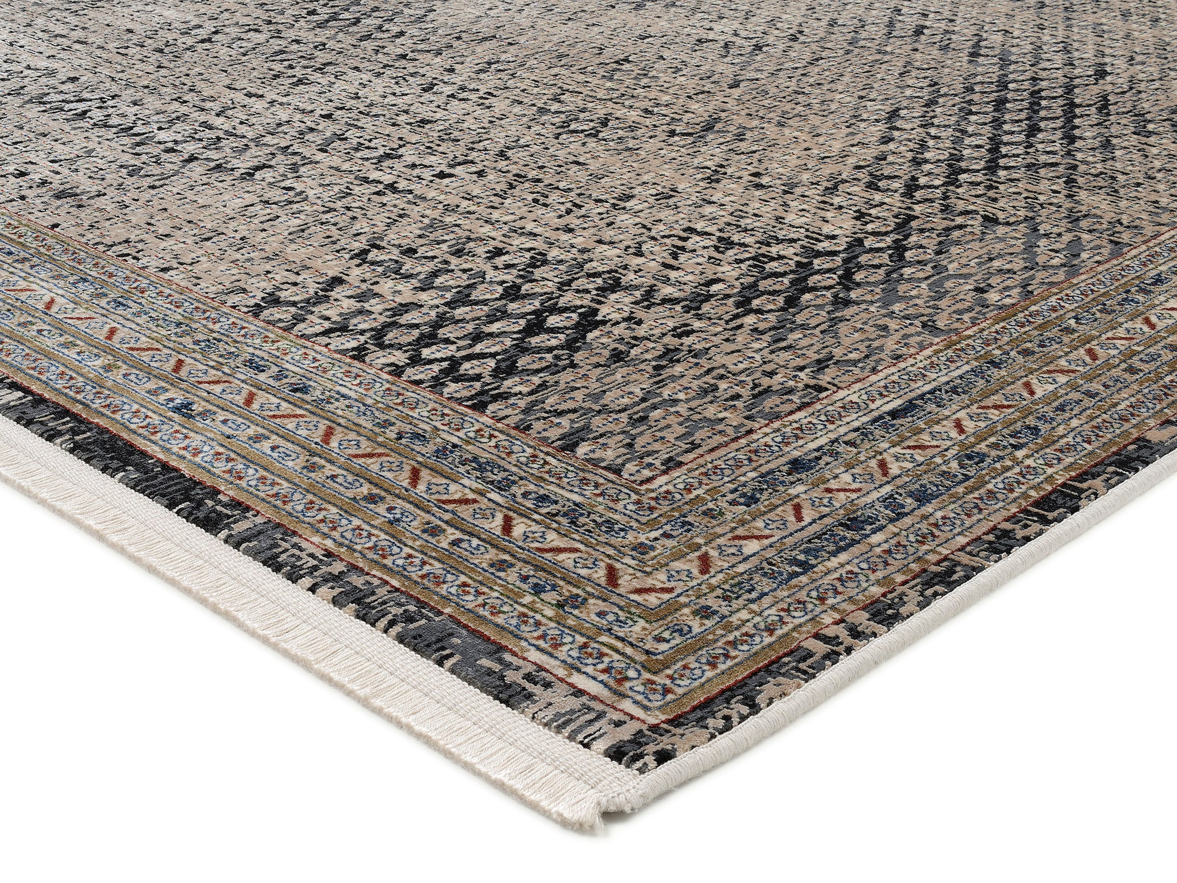 WK WOHNEN Teppich »POINTS« rechteckig 7 mm Höhe hochwertiger Materialmix mit seidigem Glanz