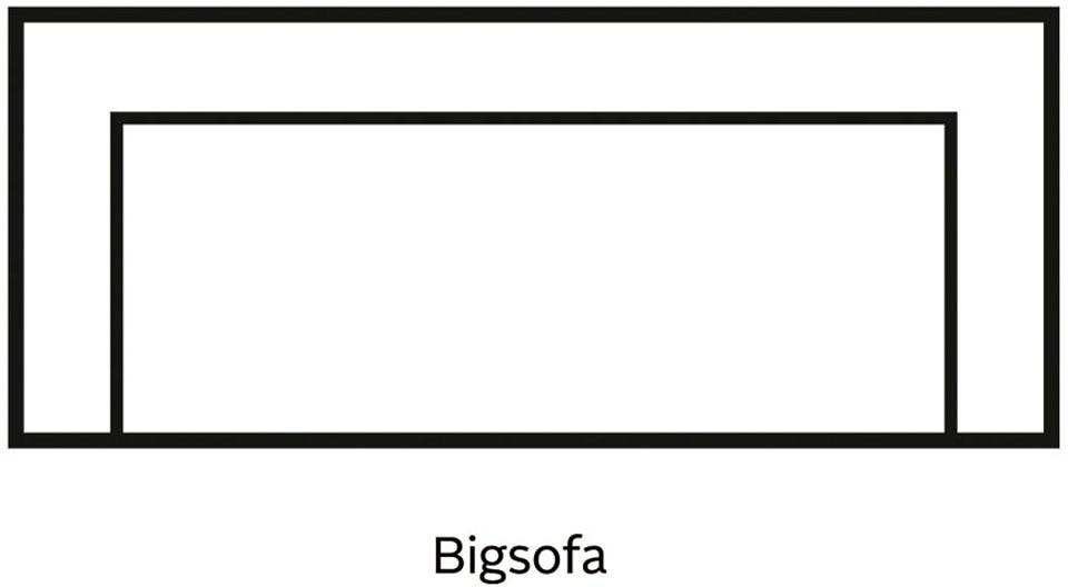 3C Candy Big-Sofa »Enisa II, elegantes Mega-Sofa, super bequem und toll verarbeitet,« bestehend aus Modulen, daher auch individuell aufstellbar