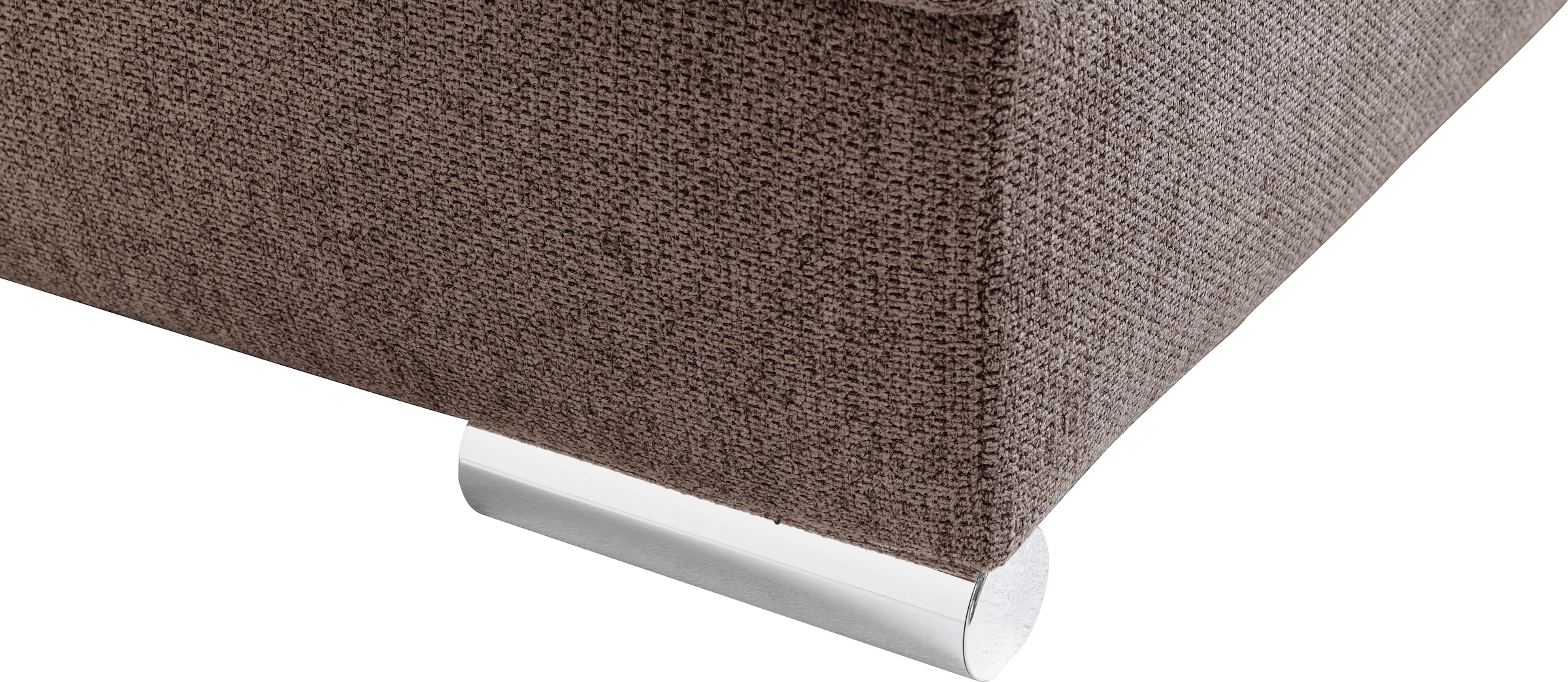 Mr. Couch Canapé d'angle »Mykonos, L-Form, Dauerschläfer« mit DuraSpring-Taschenfederkern bis 140 kg belastbar