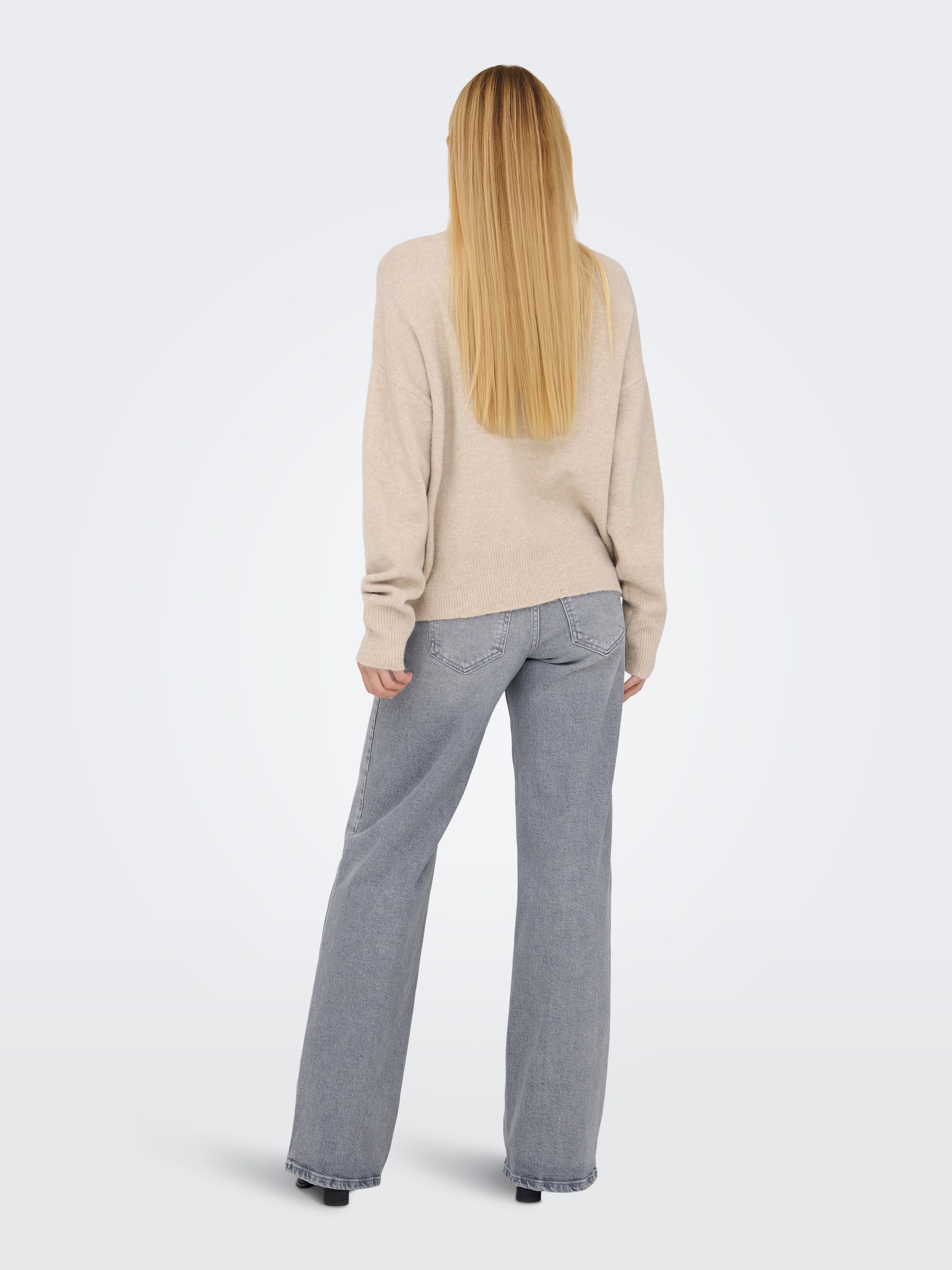 ONLY Pull en tricot »ONLRIVA LS HIGH NECK EMB PULLOVER EX KNT«
