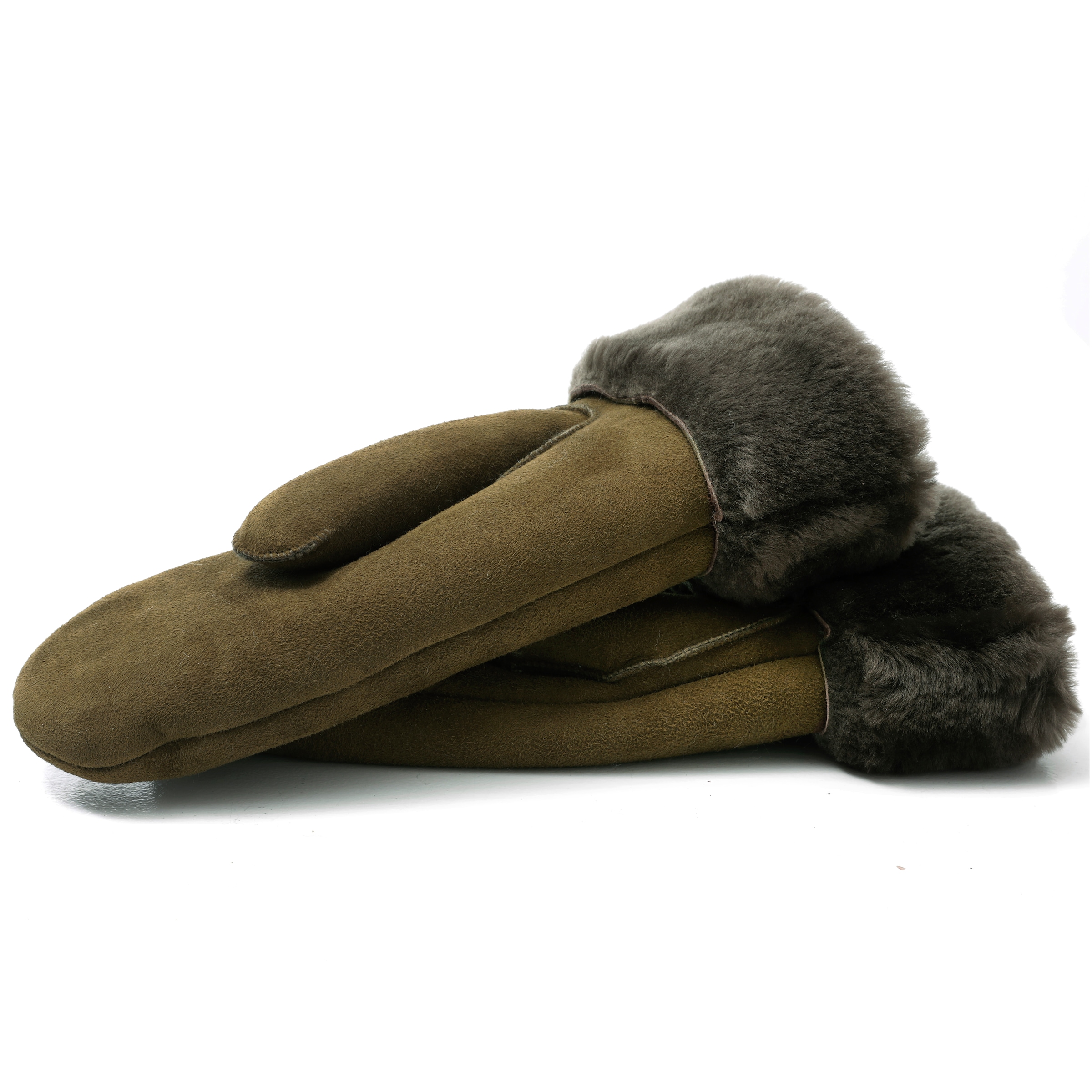 PEARLWOOD Lederhandschuhe »FIONA« 1 Paar,  Velourleder, Fausthandschuh, warm gefüttert