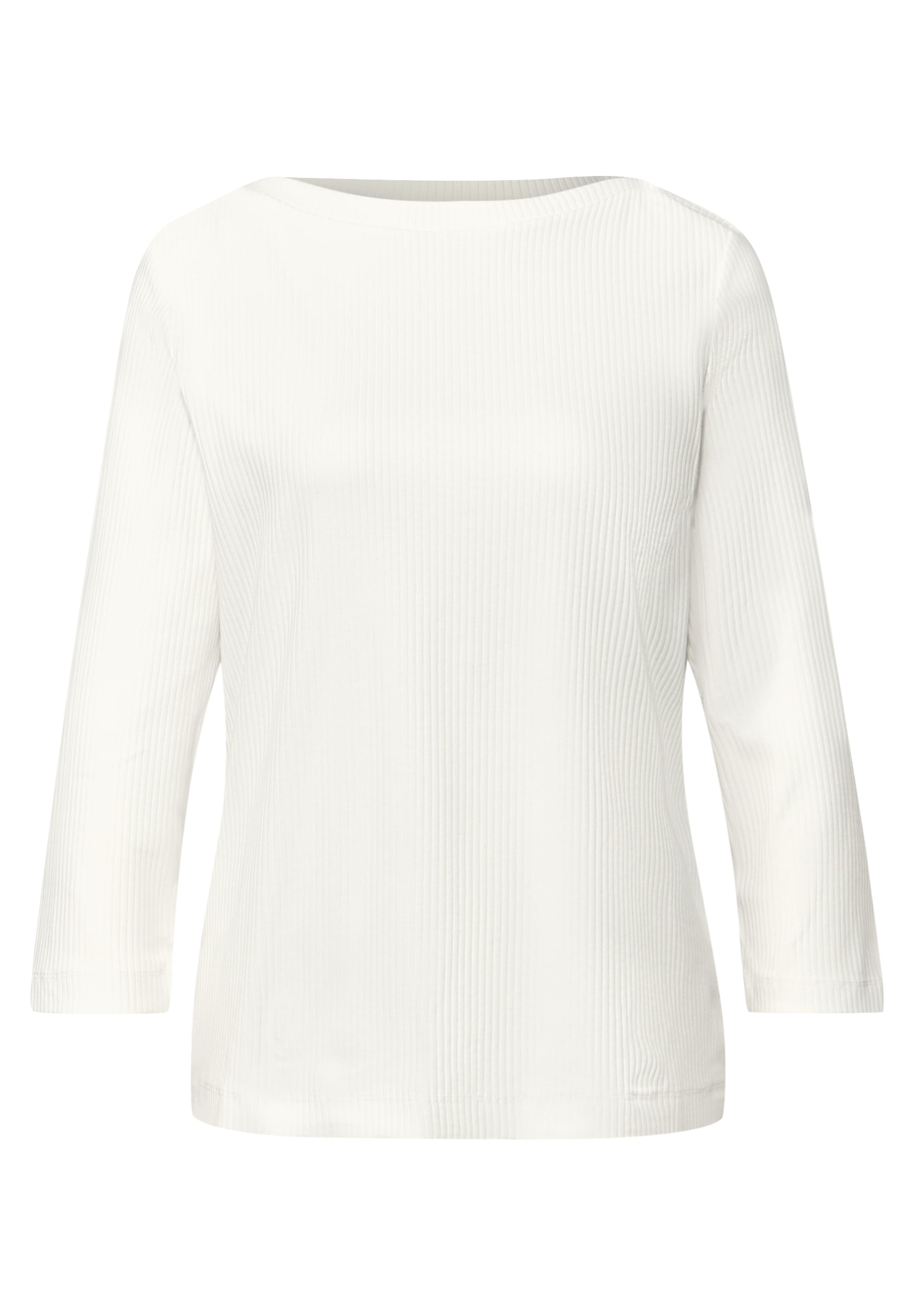 STREET ONE 3/4-Arm-Shirt in Rippstruktur