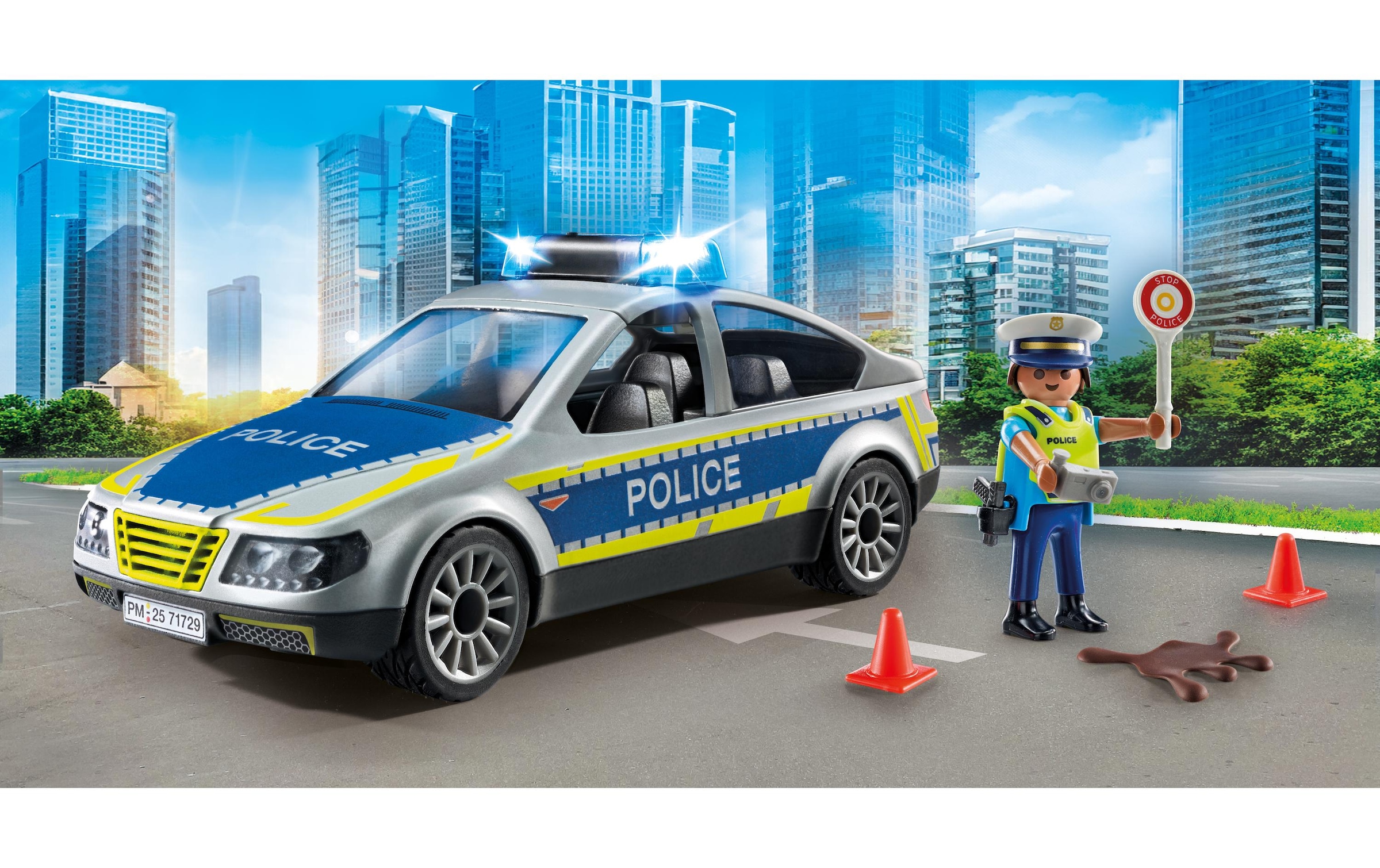 Playmobil® Spielbausteine »Action Heroes Polizei Streifenwagen 71729«