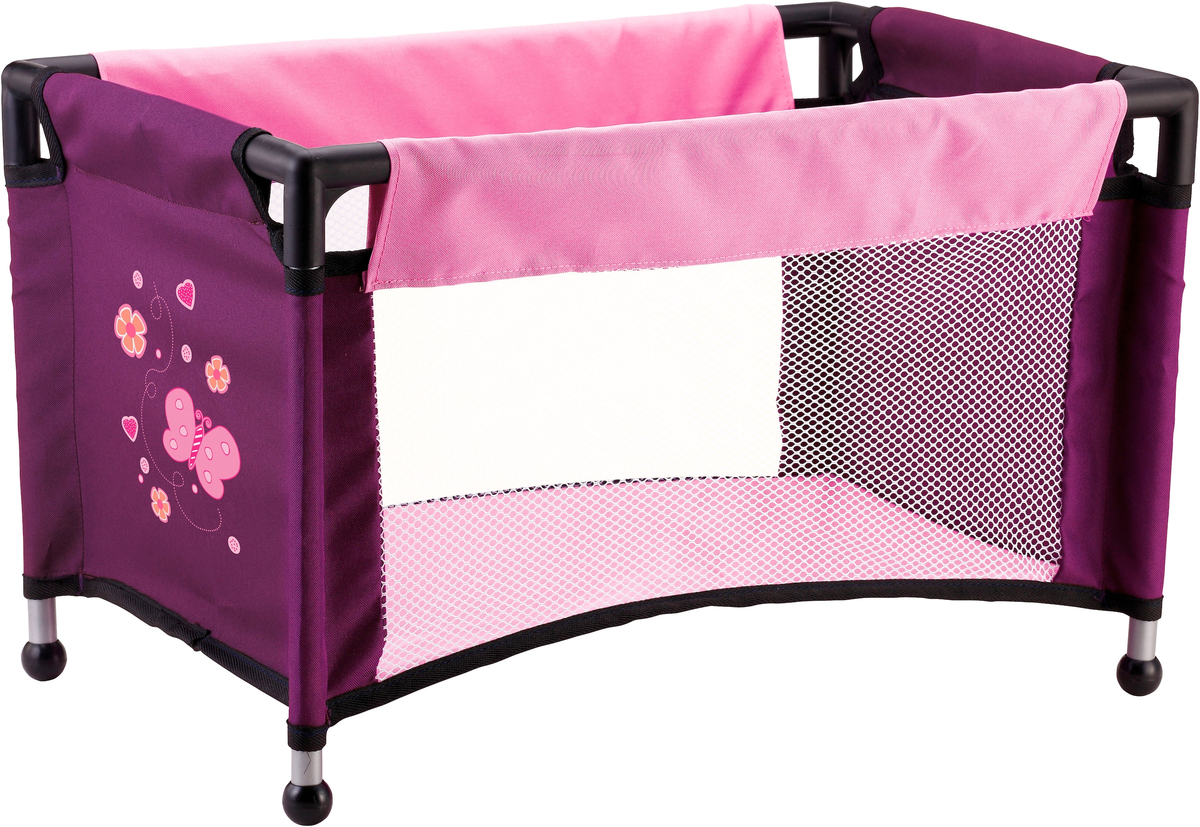 Bayer Puppenwagen »Trendy« inklusive Puppen-Reisebett und Umhängetasche