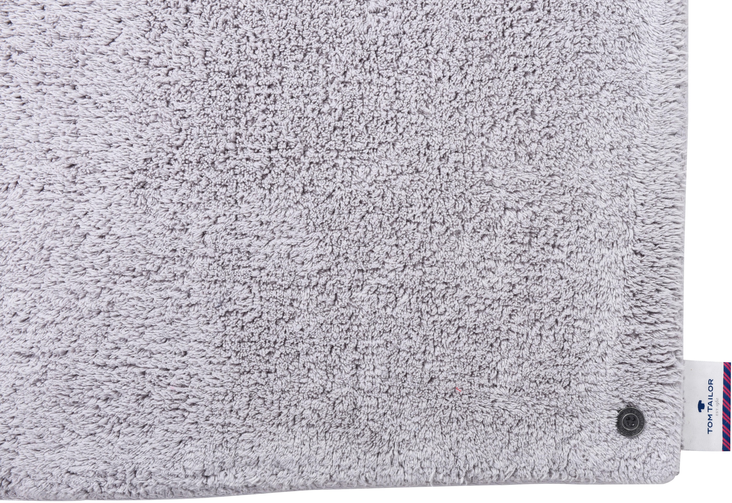 TOM TAILOR HOME Badematte »Cotton Double Uni« Höhe 20 mm beidseitig nutzbar | fussbodenheizungsgeeignet | strapazierfähig Badteppich, Uni Farben, rechteckig & quadratisch erhältlich