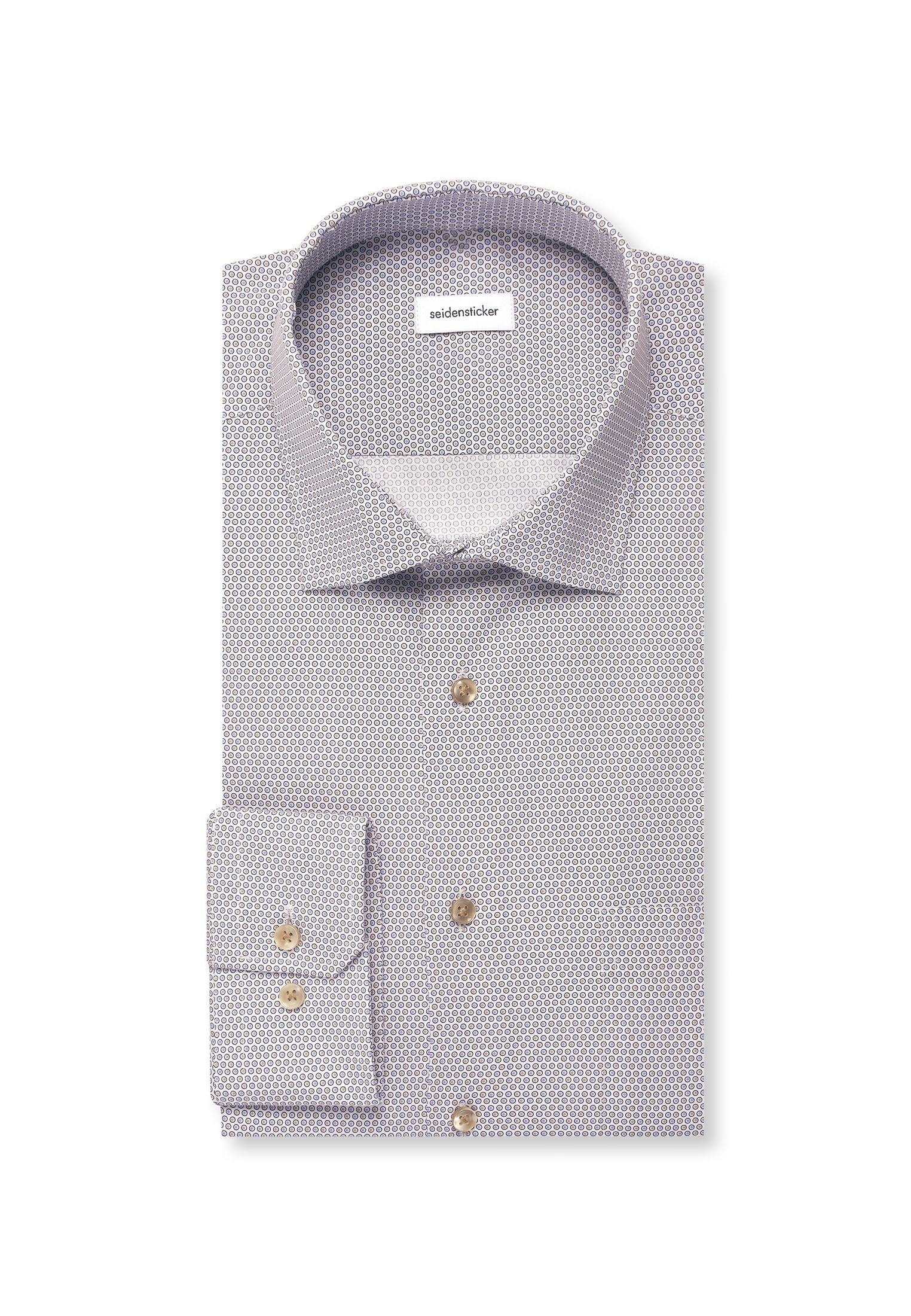 seidensticker Businesshemd »Regular« Regular 1/1 Kentkragen Druck