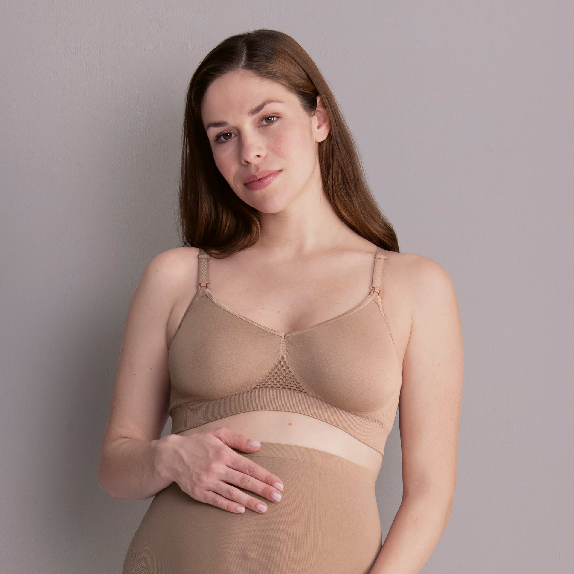 Anita Maternity Soutien-gorge d'allaitement »Seamless« coques amovibles, double couche, bretelles réglables, sobre