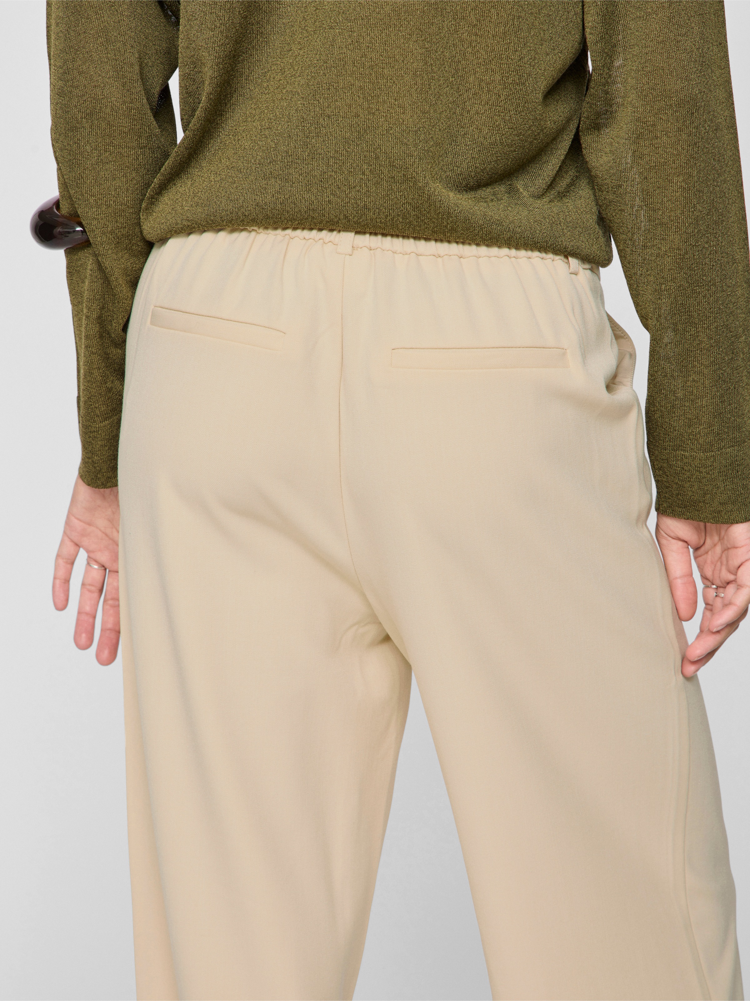 Vila Pantalon de costume »VIVARONE HW WIDE PANT - NOOS«  Materialmix, slim fit