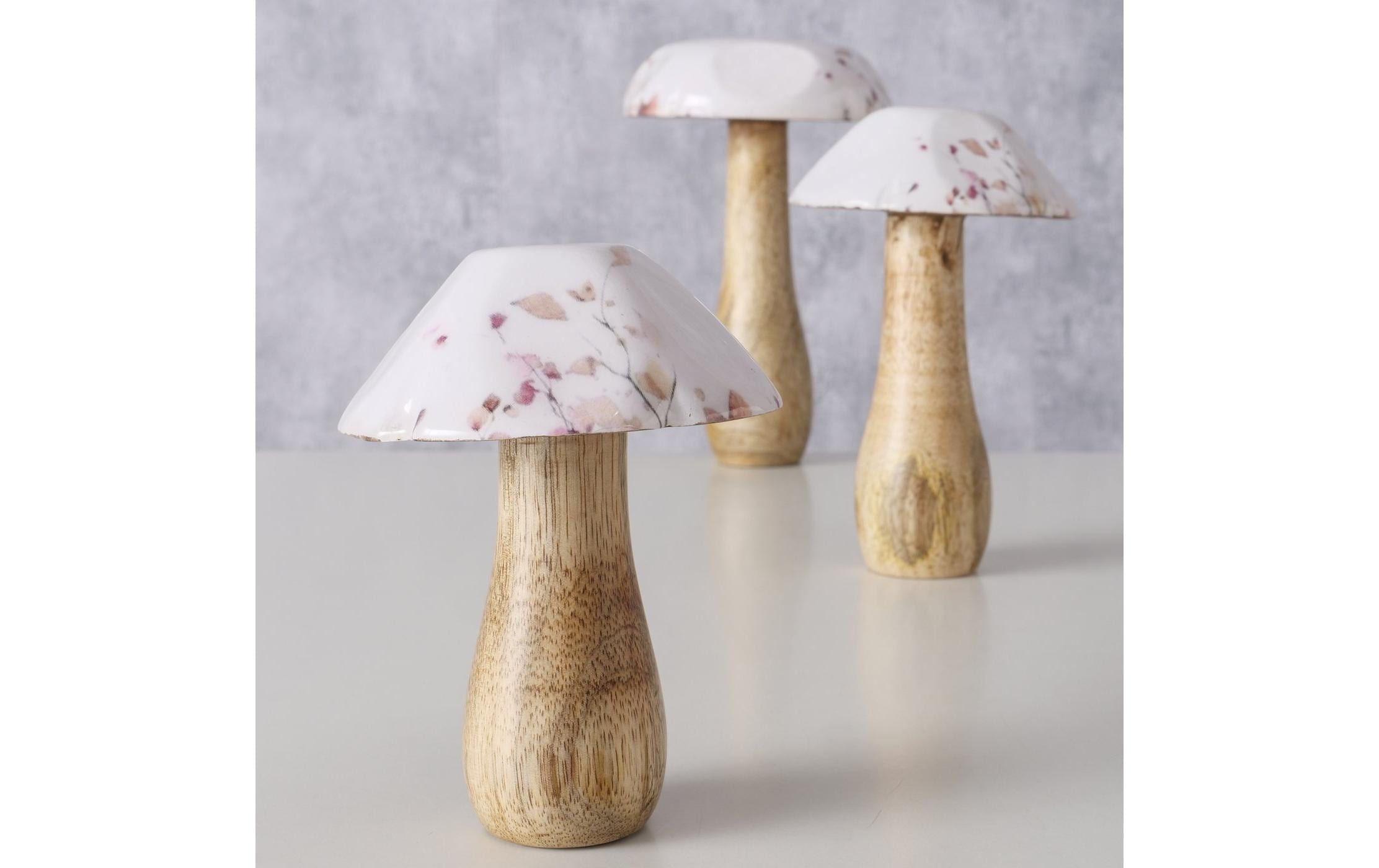 BOLTZE Dekofigur »Pilze Bernada 3er Set«