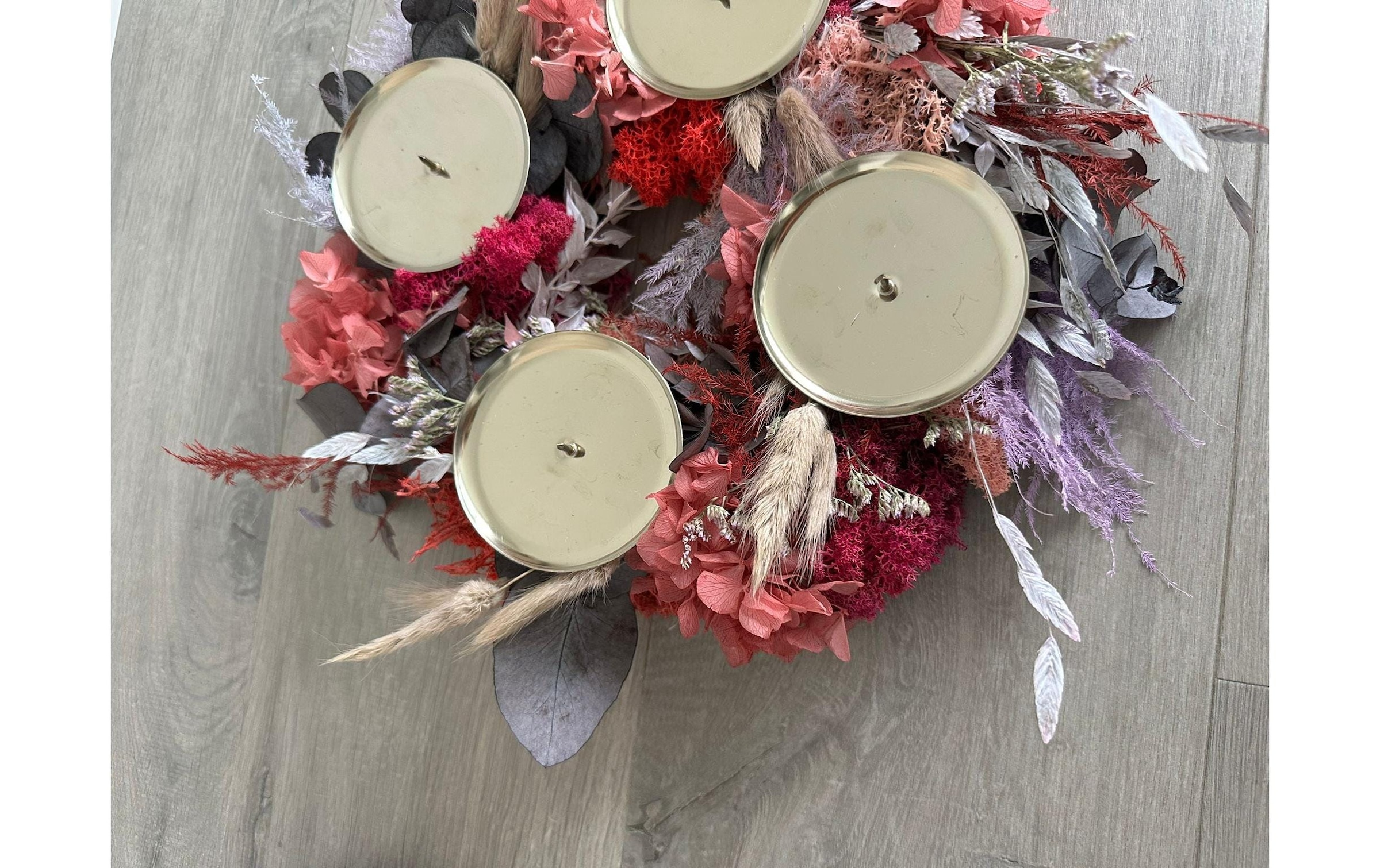   Couronne de l'Avent »Soli Collection Trockenblumen 30 cm«