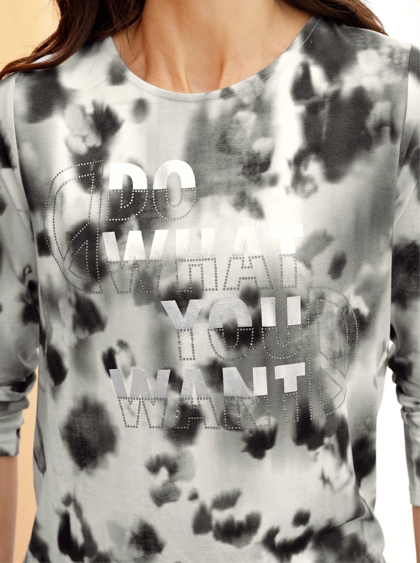 heine Langarmshirt »Druck-Shirt« 1 Stk. tlg.