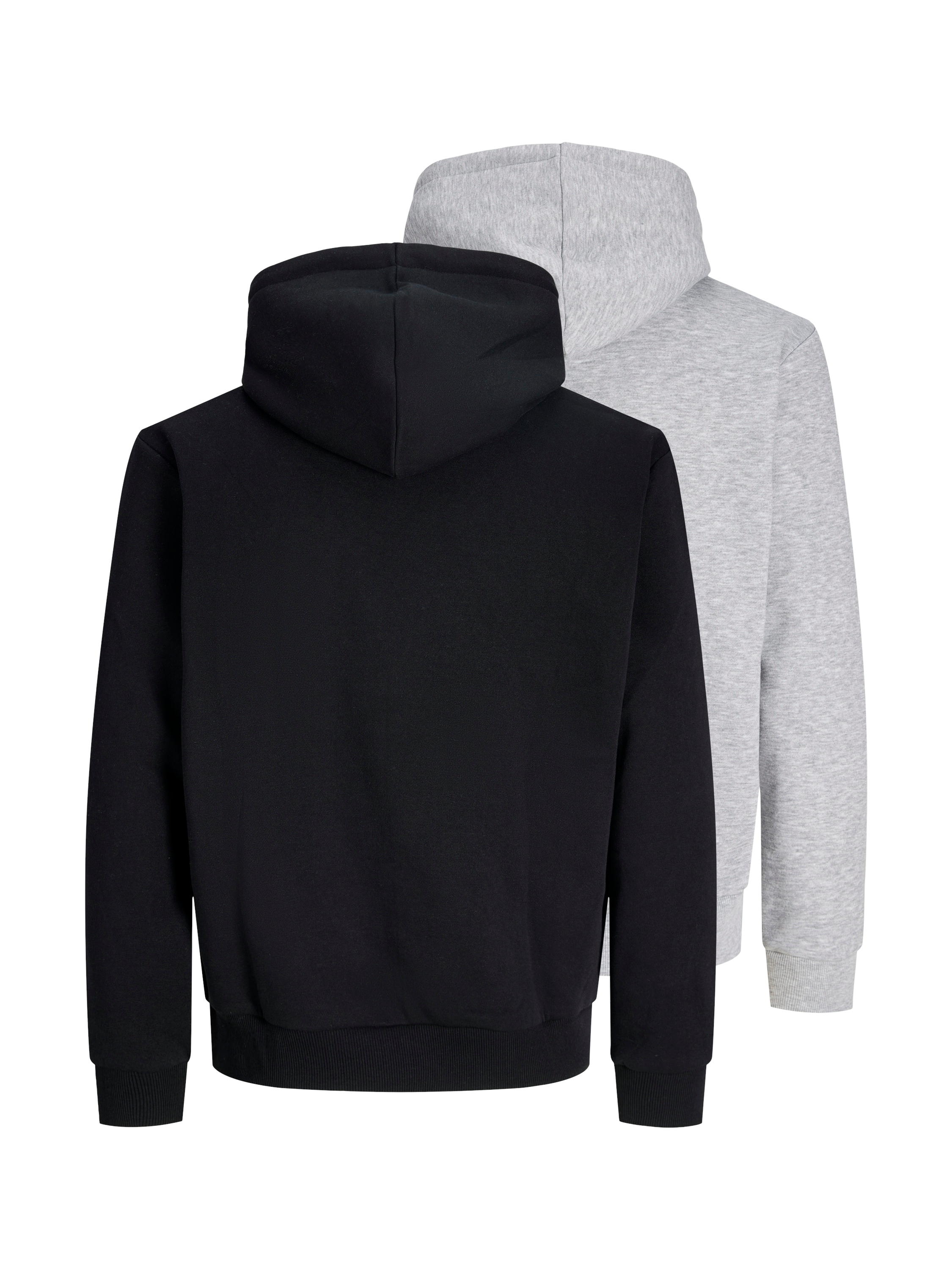 Jack & Jones Sweat à capuche »JJEBRADLEY SWEAT HOOD 2PK MP«, 2 mélange de matières, coupe décontractée

