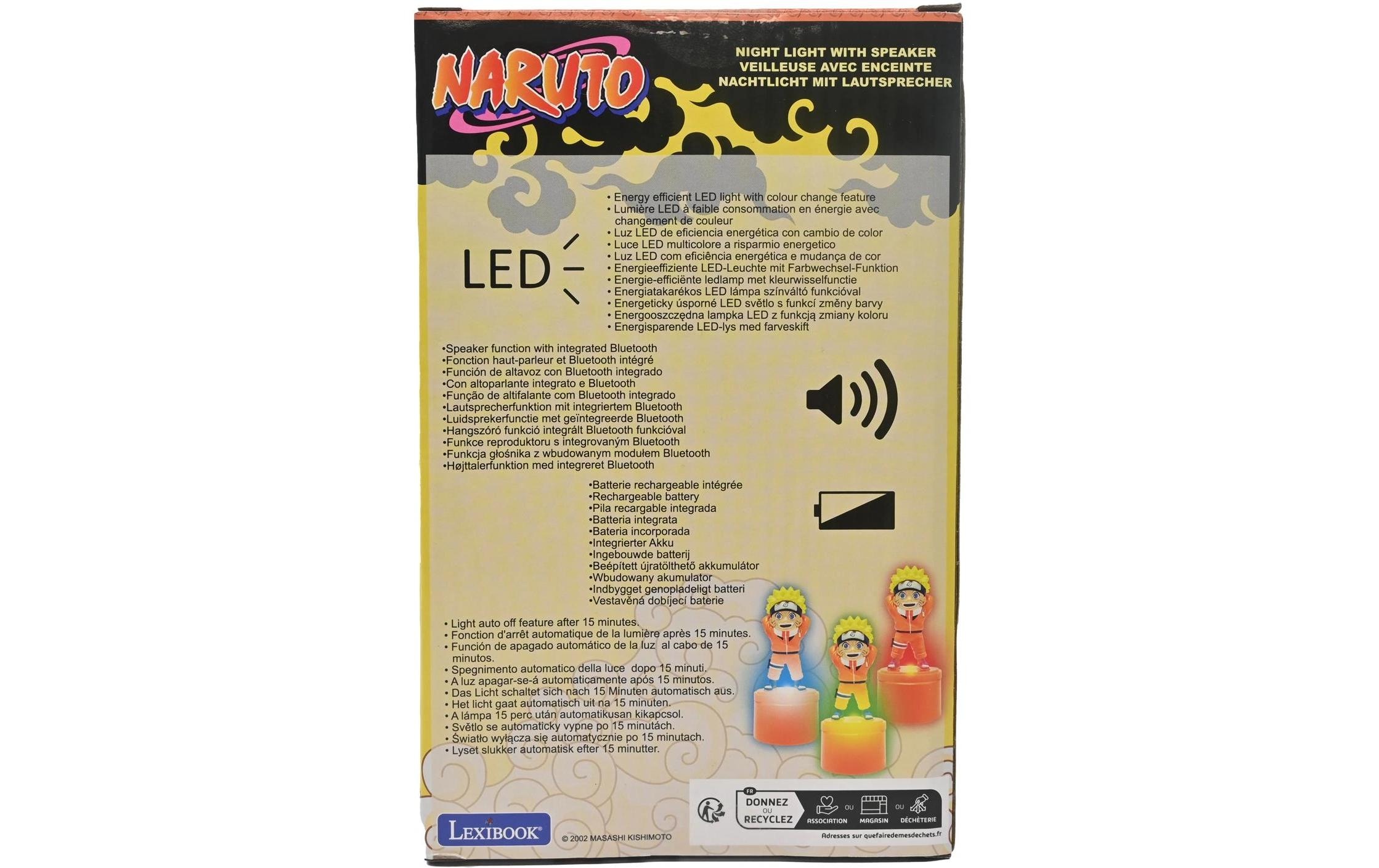 Lexibook® Veilleuse »Naruto Bluetooth«