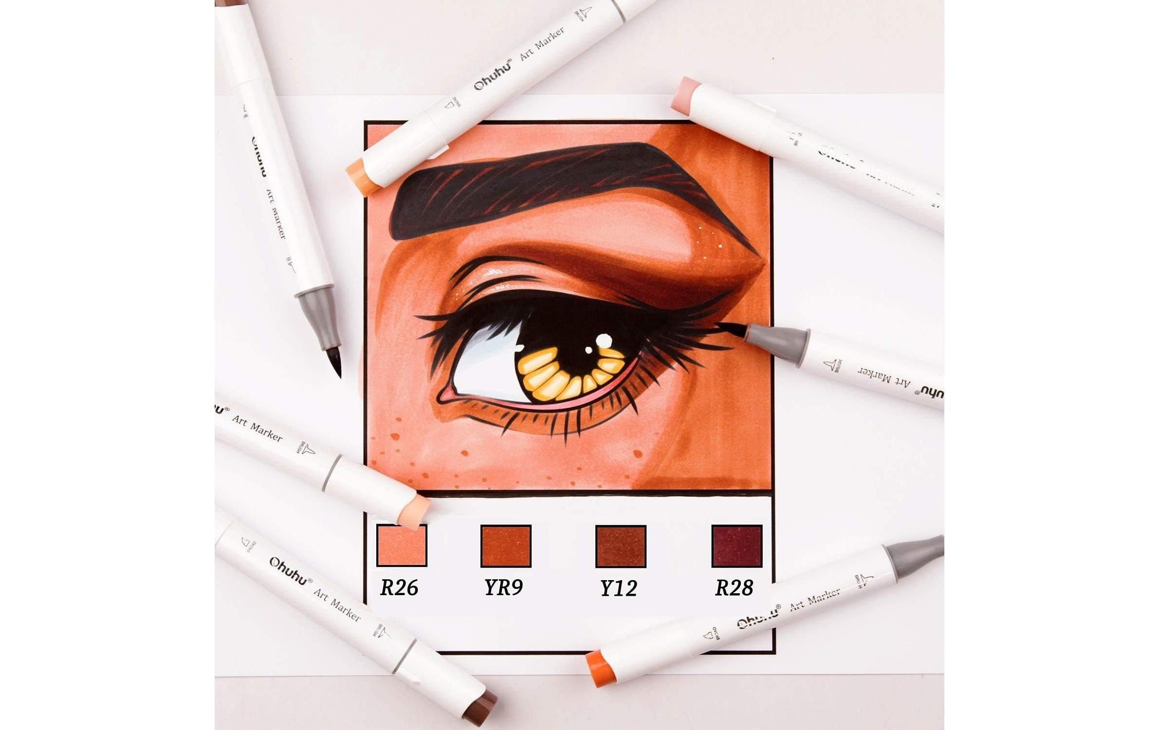   Marqueur »Ohuhu Honolulu Hautfarben, 24 Stück«