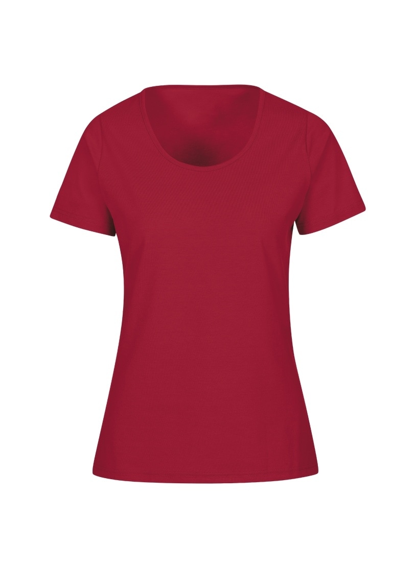 Trigema T-Shirt »TRIGEMA Damen T Shirt aus Biobaumwolle« 1