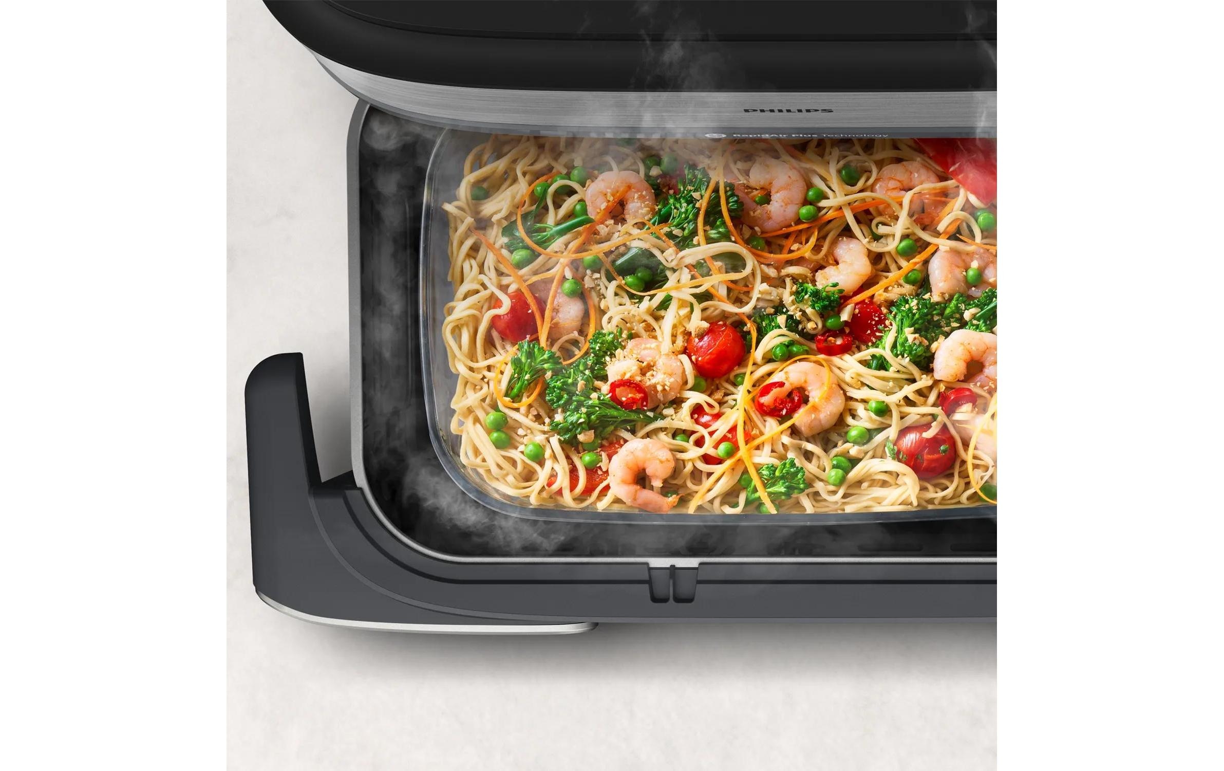 Philips Friteuse à air chaud »NA565/92 9,5 l« 2300 W avec revêtement antiadhésif
