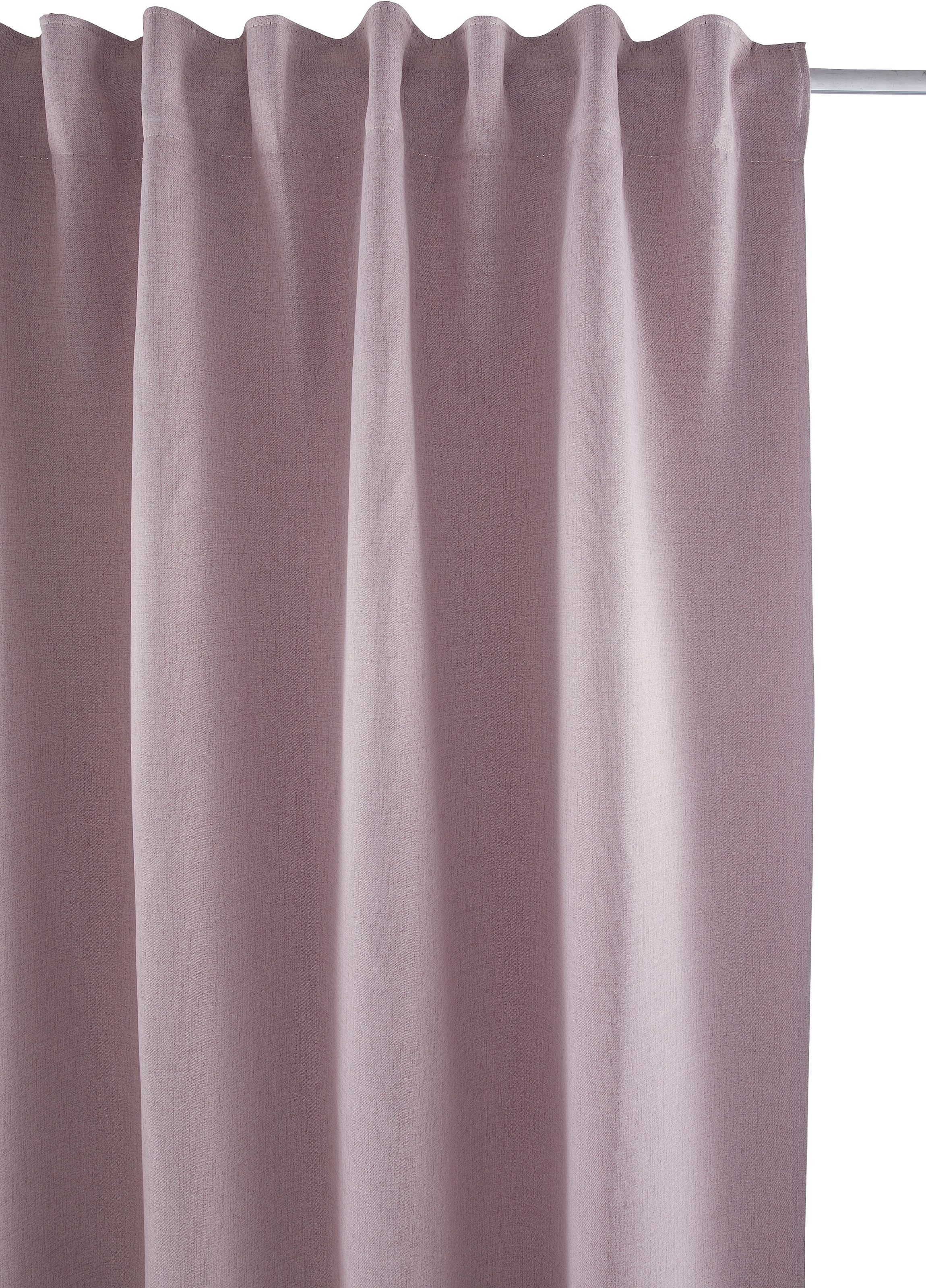 my home Vorhang »LONDON« verdeckte Schlaufen 1 Stk. tlg. Sicht- und Lichtschutz, 135 x 235cm,Melange-Optik,