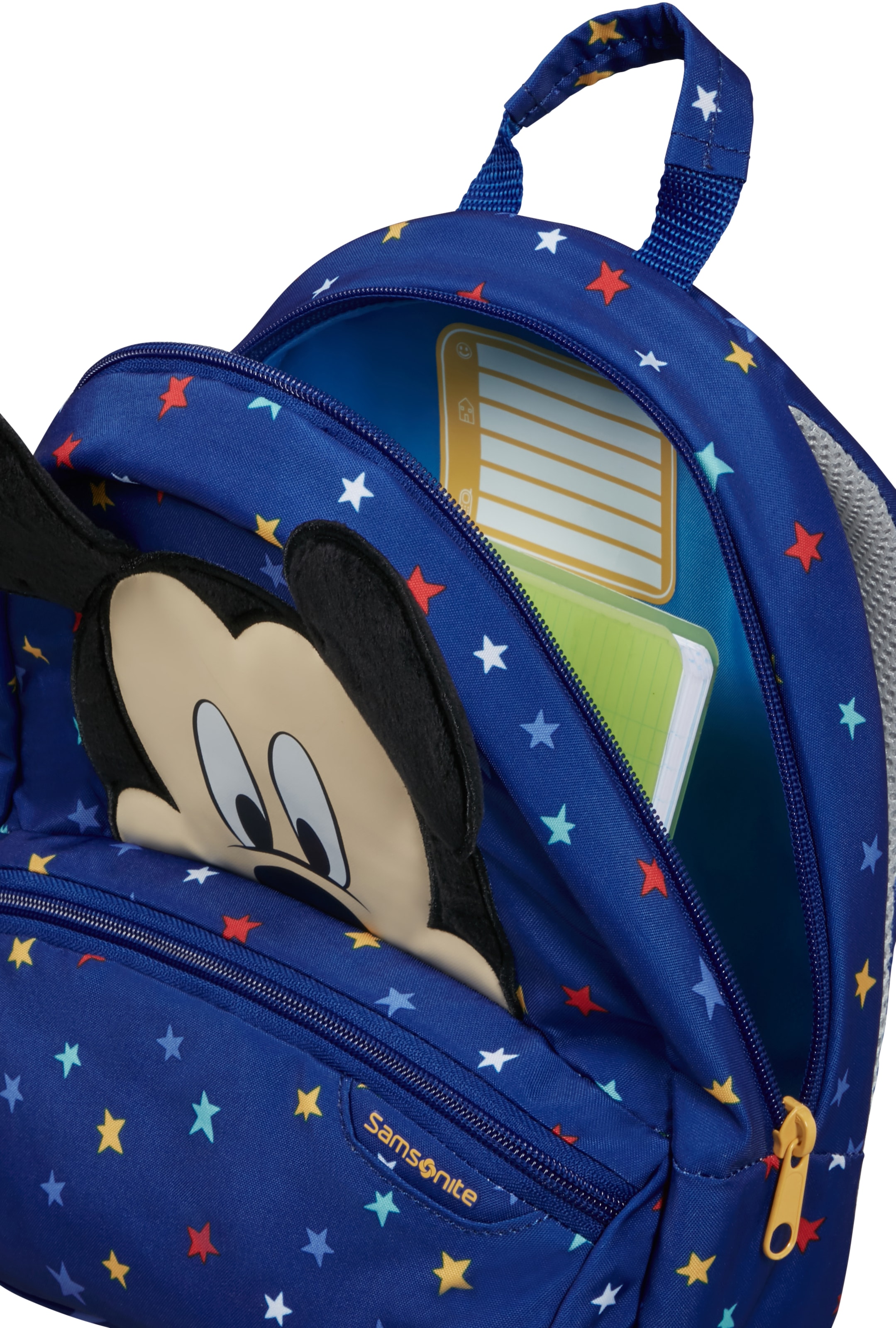 Samsonite Sac à dos pour enfants »Disney Ultimate 2.0, S, Mickey Stars« reflektierende Details Kindergartenrucksack Kinderfreizeitrucksack Kinder-Backpack