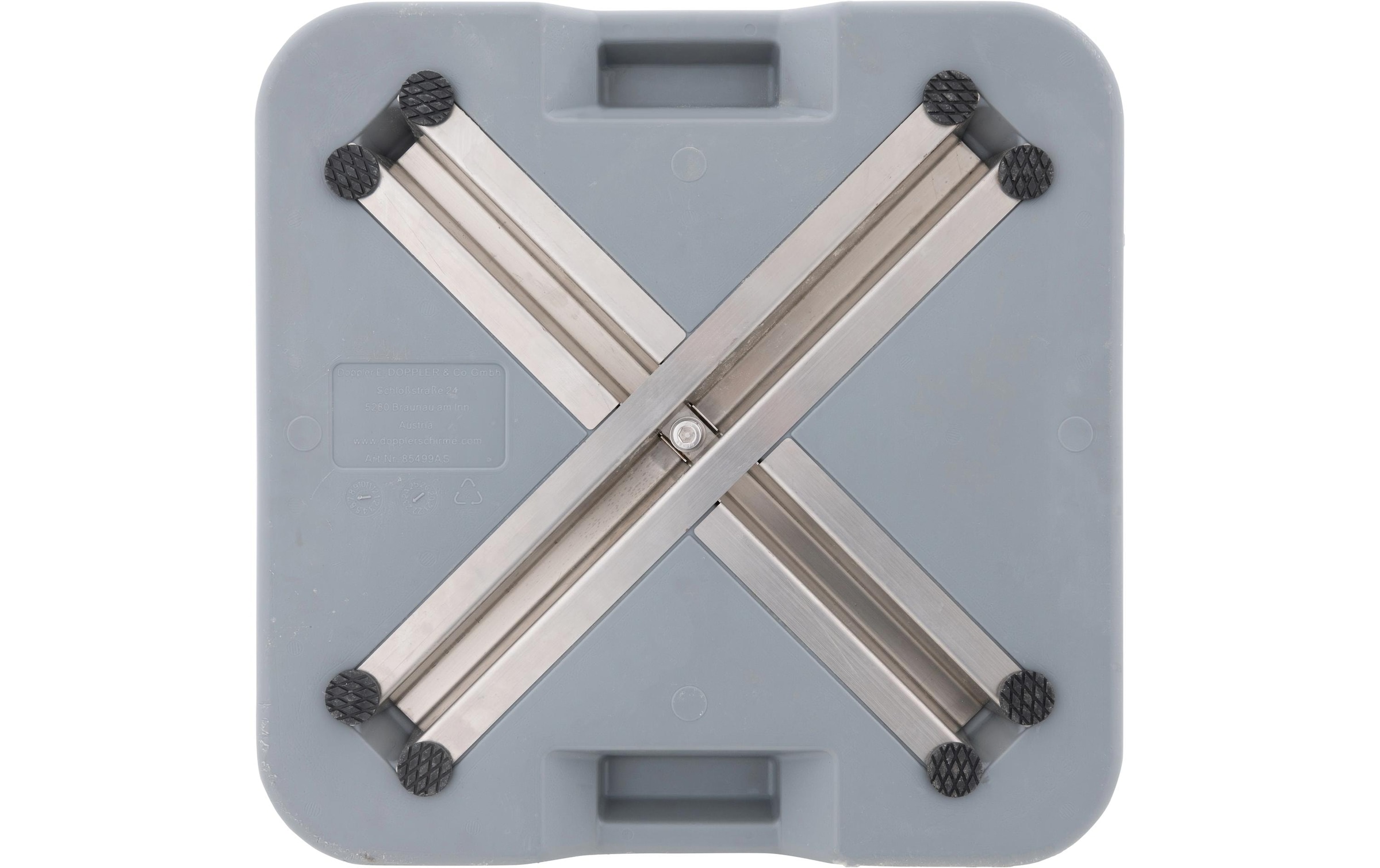 doppler® Kunststoffschirmständer »Beschwerer Active FILL-IT 3-in-1« hellgrau