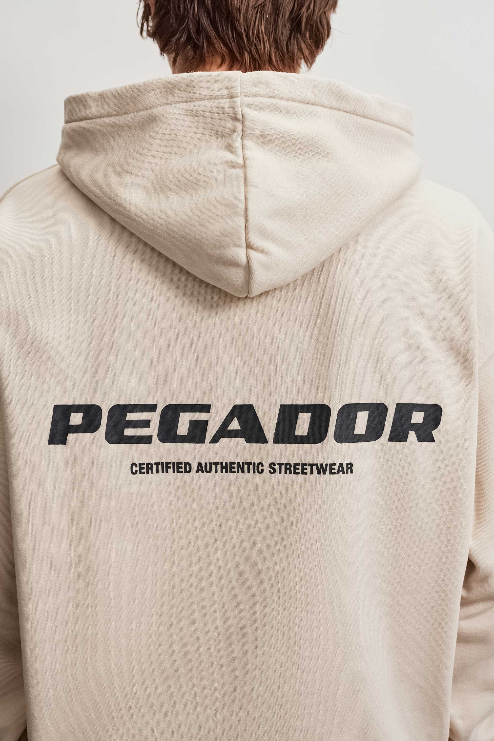 PEGADOR Sweat à capuche »COLNE LOGO OVERSIZED HOODIE«, mélange de coton, oversize
