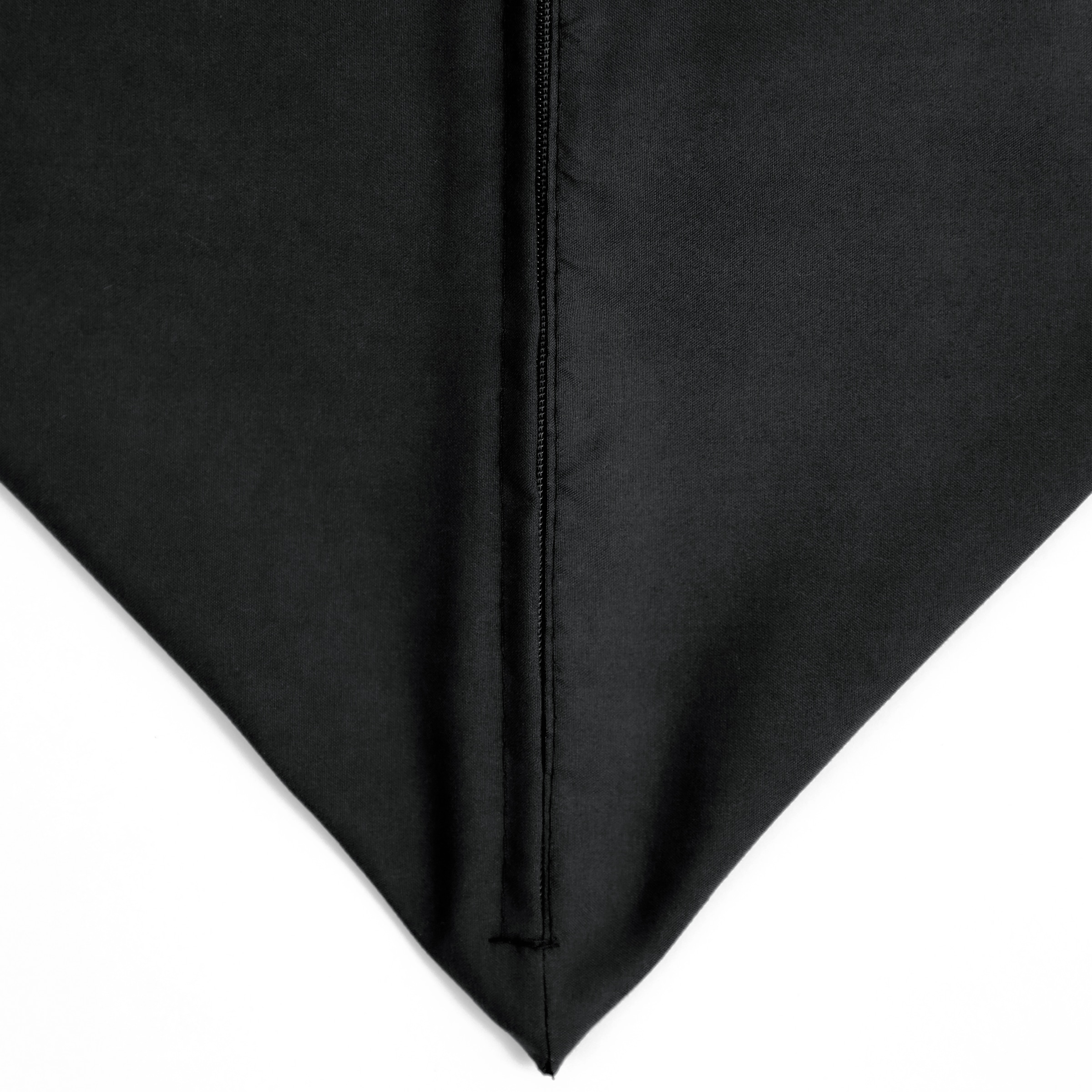 GOODproduct Coussin décoratif »Raja« uni, housses de coussin sans rembourrage, 40 x 40 cm, lot de 2, microfibre