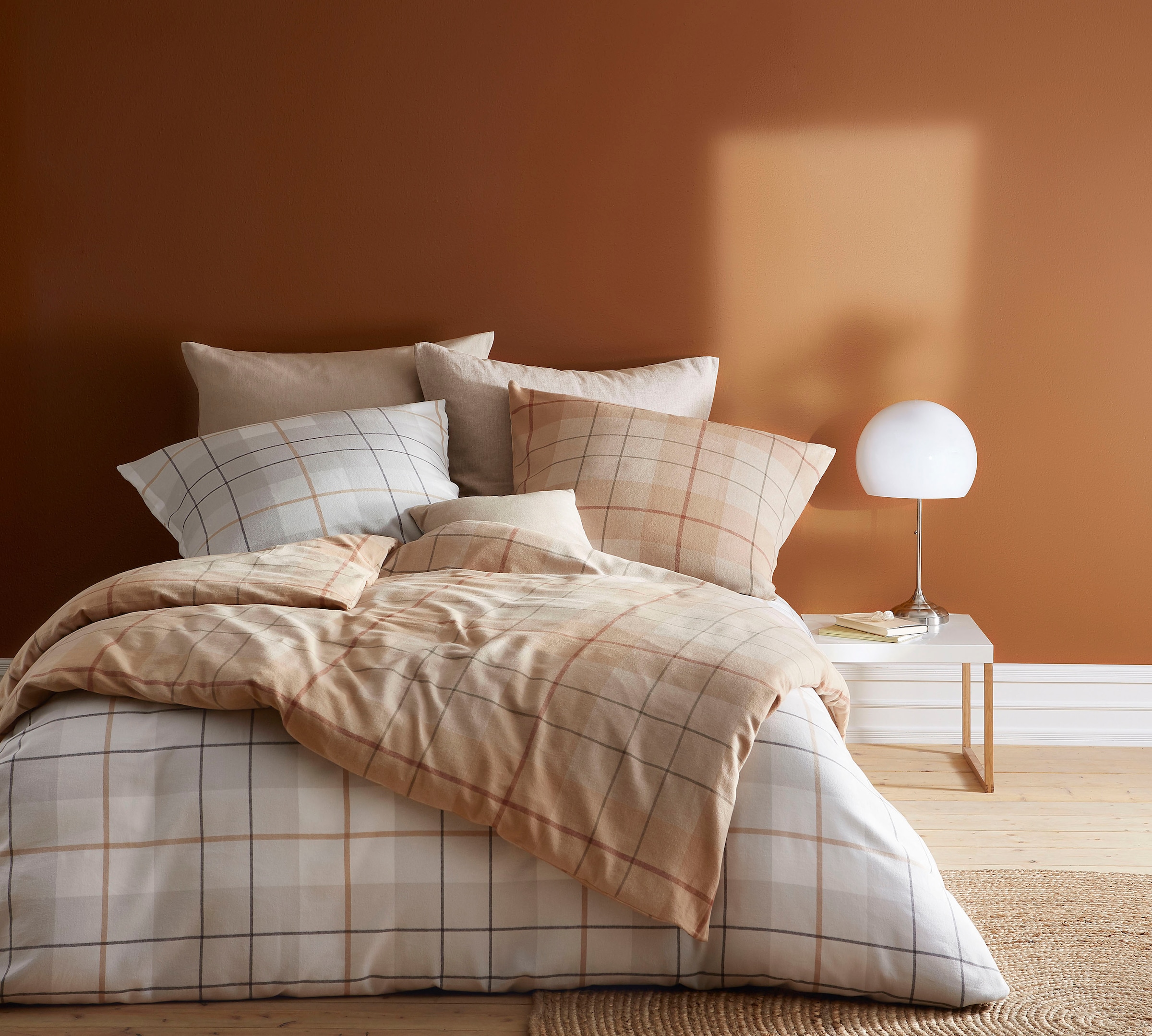 fleuresse Linge de lit »Lech 4112« 2 cuis Edelflanell, Baumwolle, in Gr. 135x200, 155x220, 200x200cm