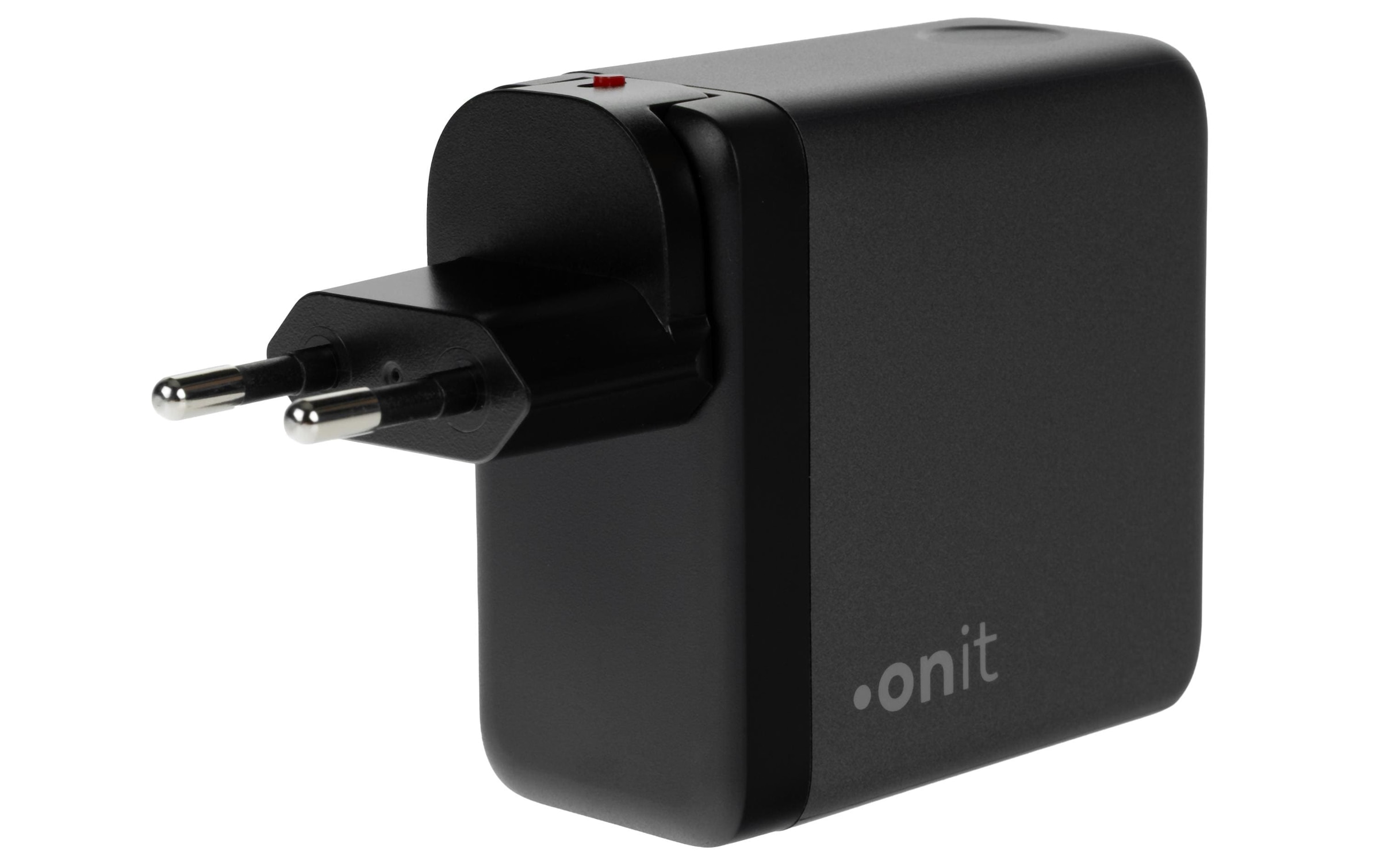 onit USB-Ladegerät »Travel 2C1A 100 W GaN« Reiseladegerät mit Wechseladaptern für den weltweiten Einsatz