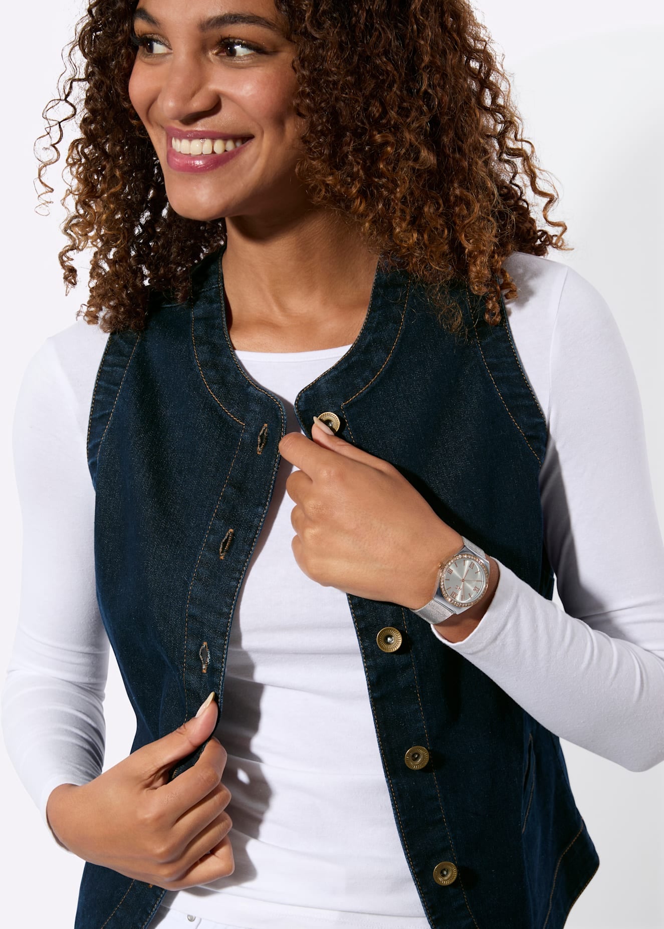 Inspirationen Gilet en jean