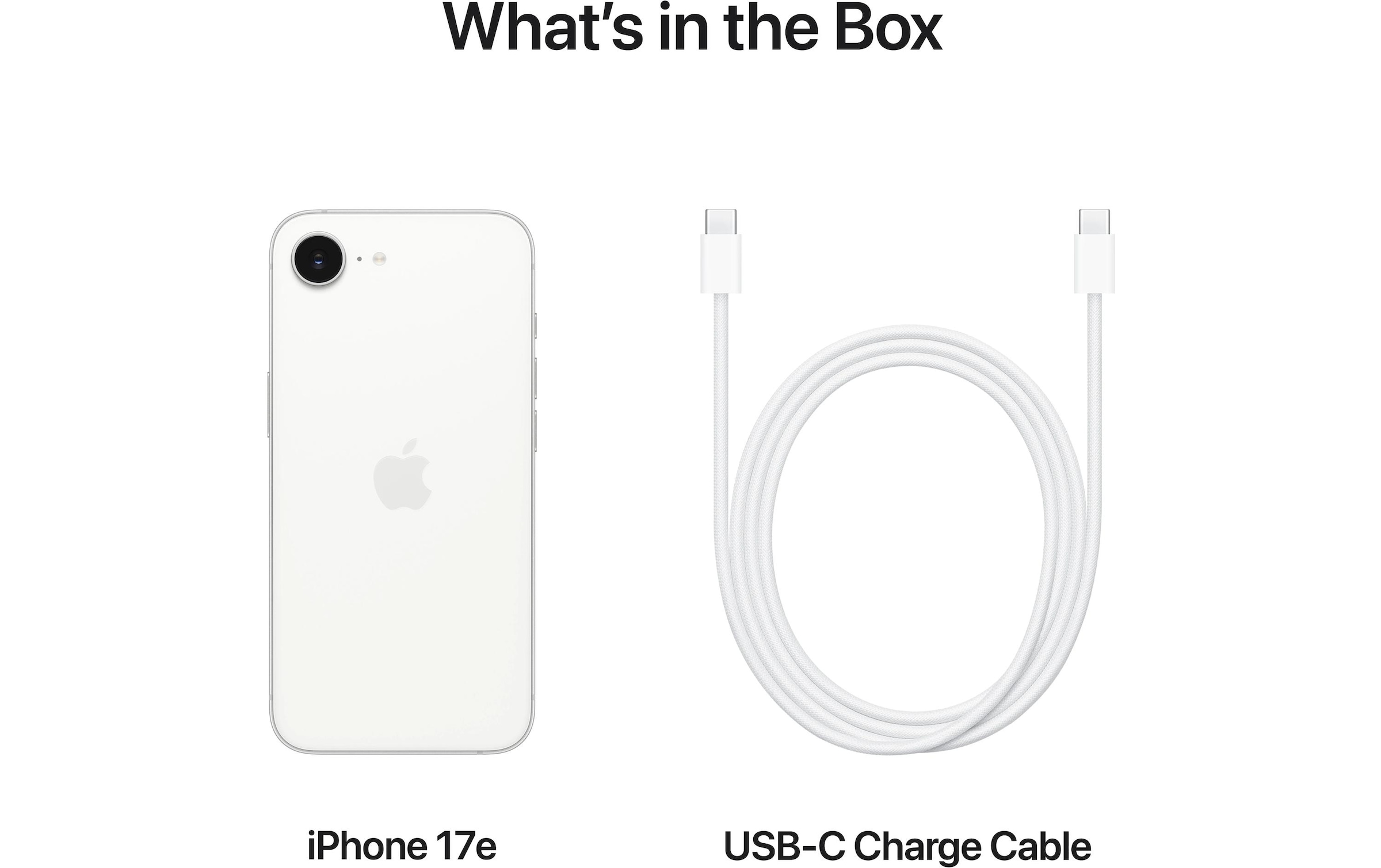 Apple Smartphone »iPhone 17e« Weiss