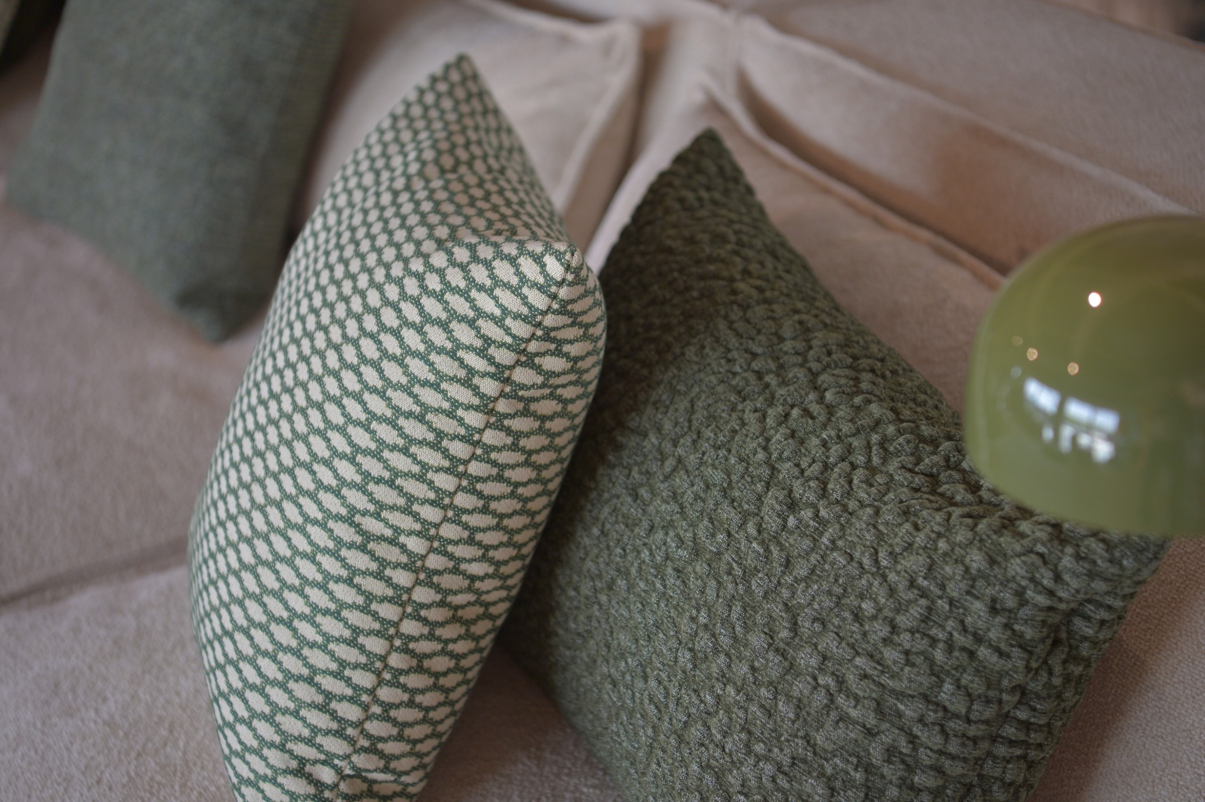 H.O.C.K. Coussin décoratif »Pantery« coussin de canapé avec rembourrage, 60x40cm, coussin décoratif, structuré