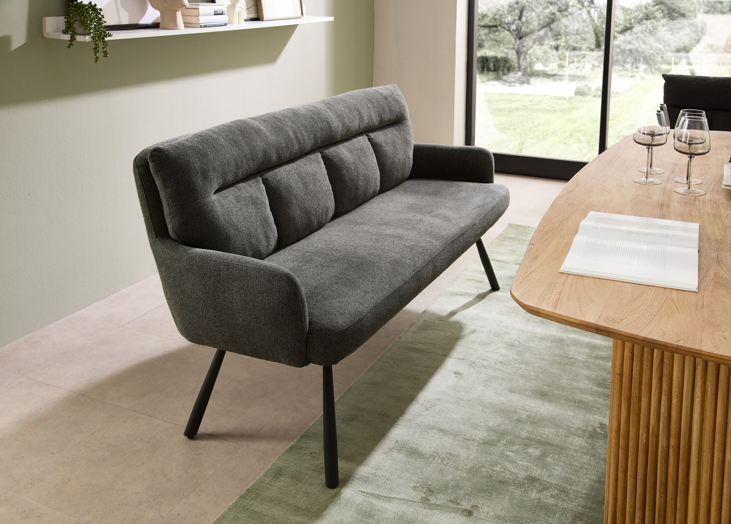 Stolkom Banc rembourré »Sofia Polsterbank B/H/T 180x93x69 cm« 1 cuis tlg. Breite 180cm, Federkern im Sitz