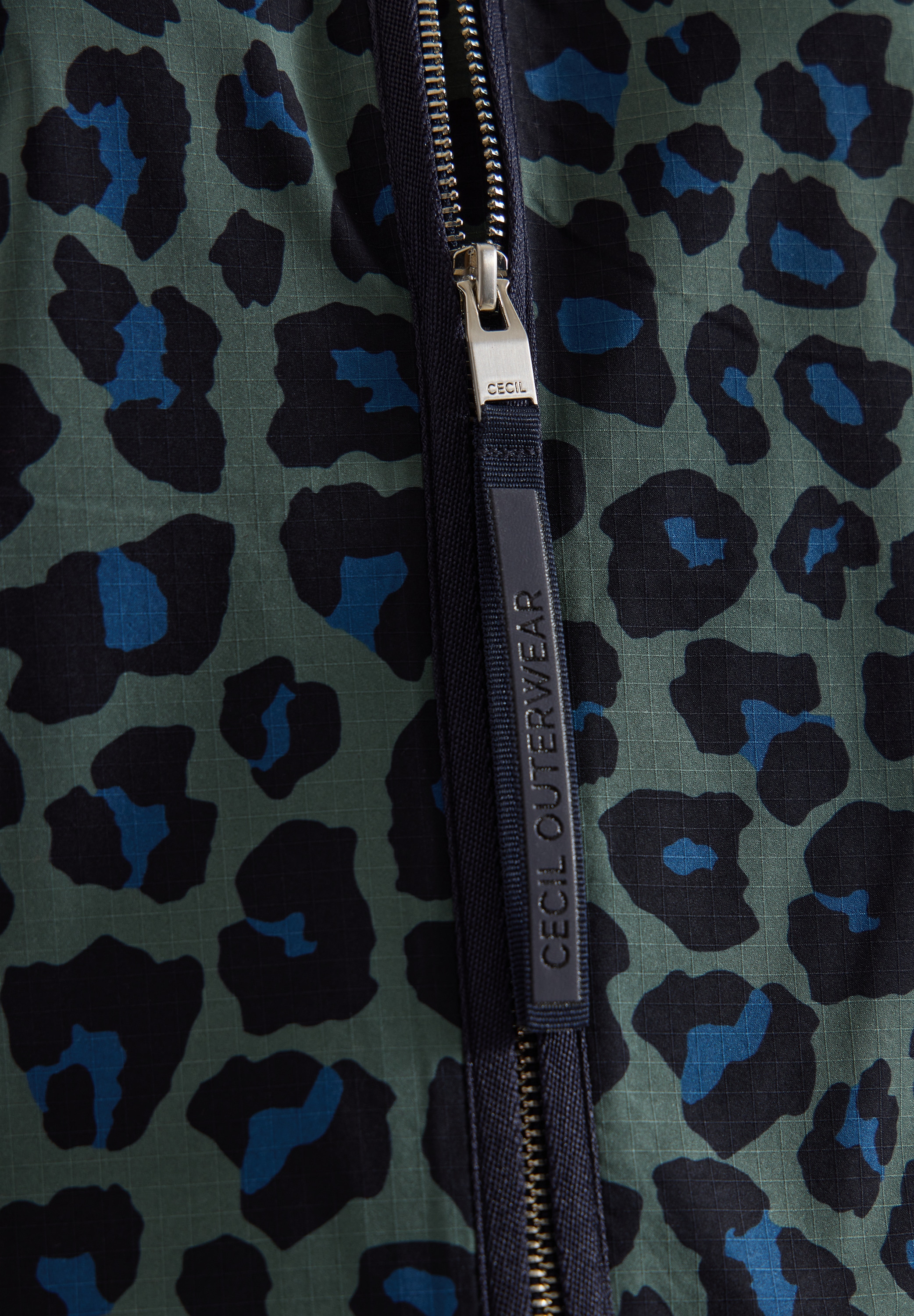 Cecil Blouson avec coulisse et motif léopard