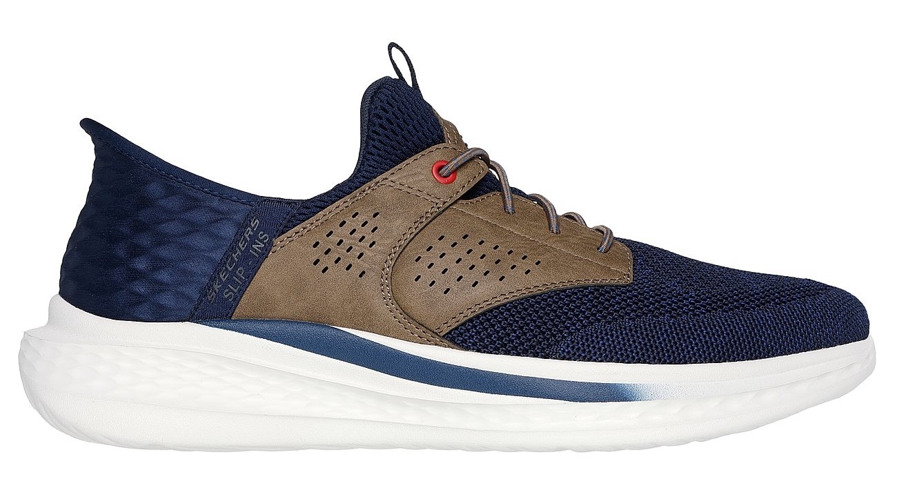 Skechers Slip-On Sneaker »SLADE-CASTER«  Slipper, Sneaker mit Gummizug und Slip-ins