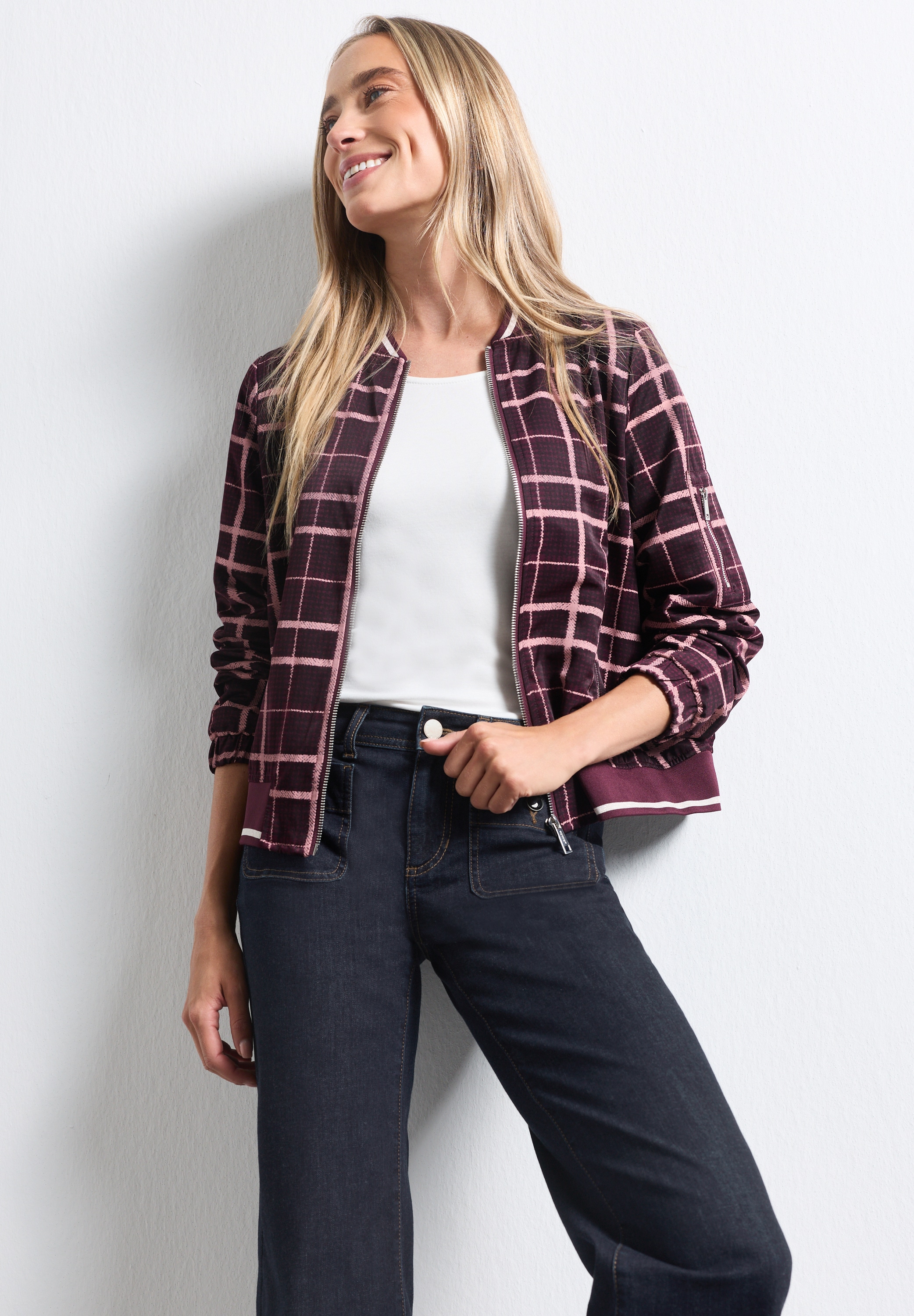 STREET ONE Straight-Jeans »Style Amalia« im Rinsed-Look / Stretch