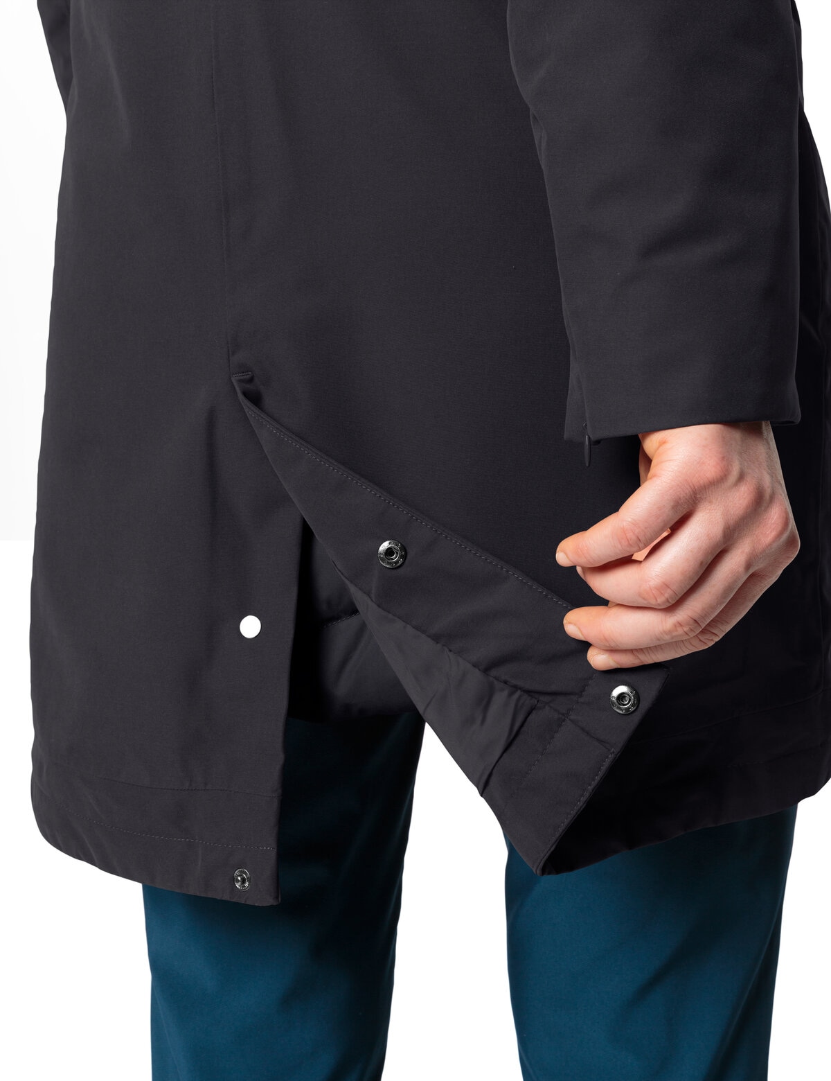 VAUDE Parka fonctionnelle 3 en 1 »WOMEN'S ANNECY 3IN1 COAT III« 2 cuis tlg. avec capuche avec remplissage en duvet et plumes, imperméable et coupe-vent