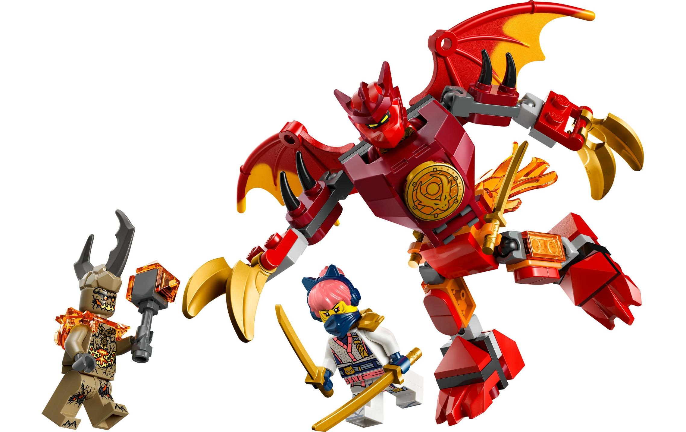   Pions de construction »Ninjago Kais Drachen-Mech Battle Set 71851« Kategorie: Fantasy-Welt