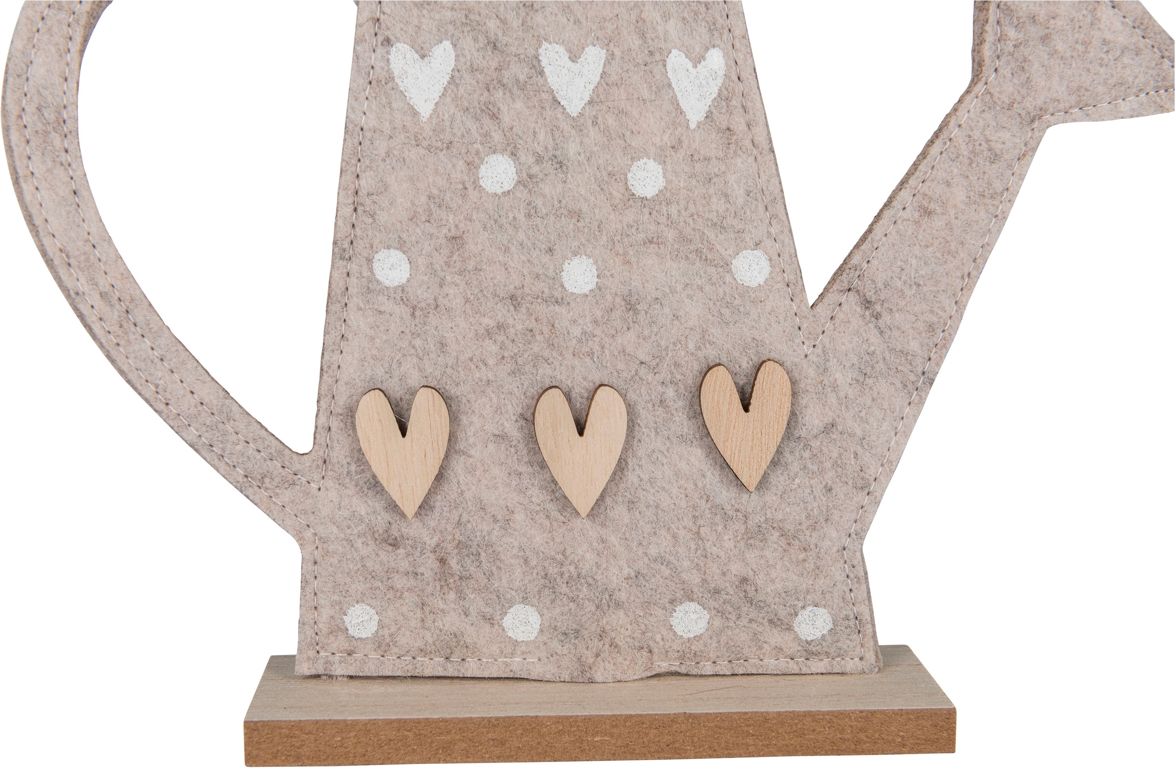 Creativ home Dekofigur »Frösche mit Giesskanne« mit niedlichen Applikationen