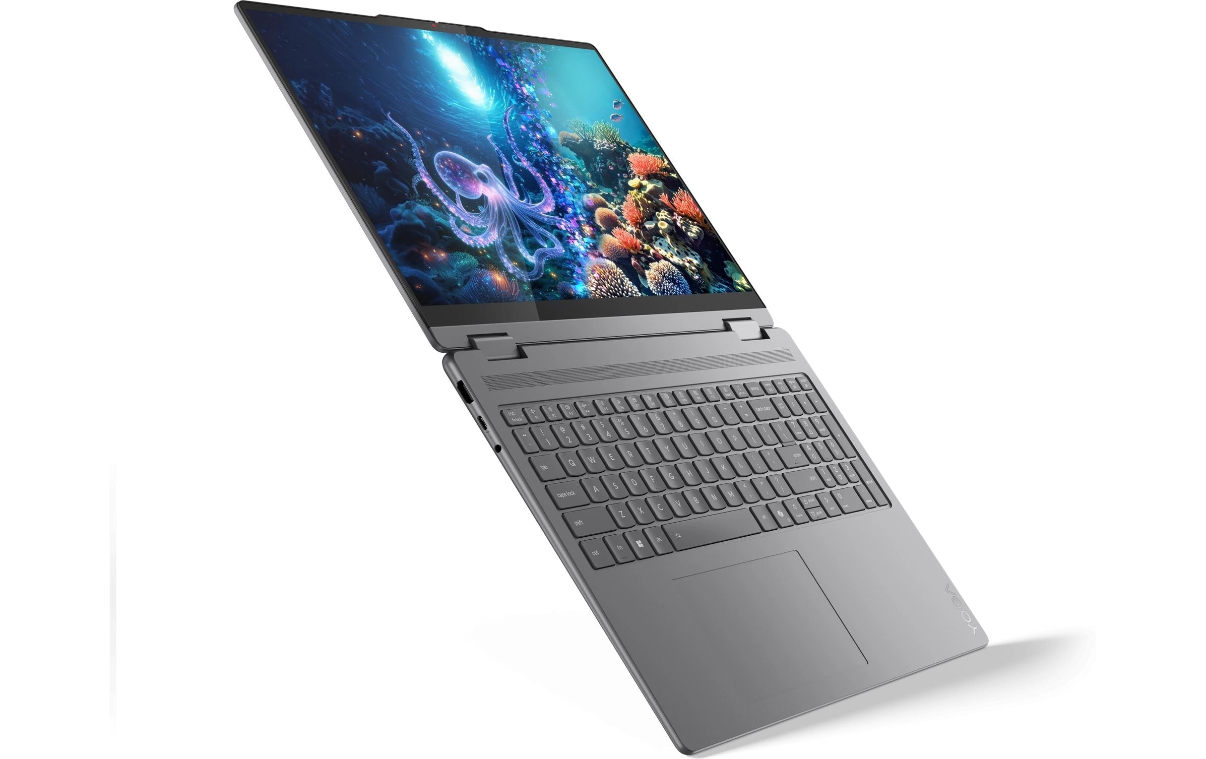 Lenovo Ordinateur portable »Notebook Yoga 7 2-in-1 16ILL10 Copilot+ PC (Intel)« / 16 ″ Intel Core Ultra 7 1.000 Go SSD NPU intégrée (Neural Processing Unit)